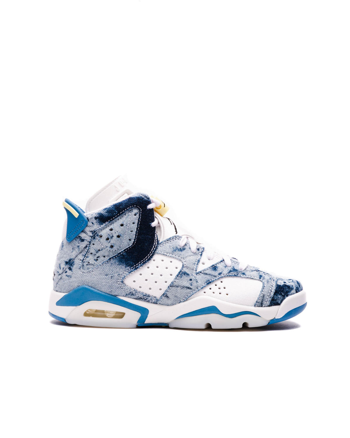Air Jordan 6 Washed Denim Grade School Lifestyle Shoe - Blue/Denim Free Shipping - Image 2