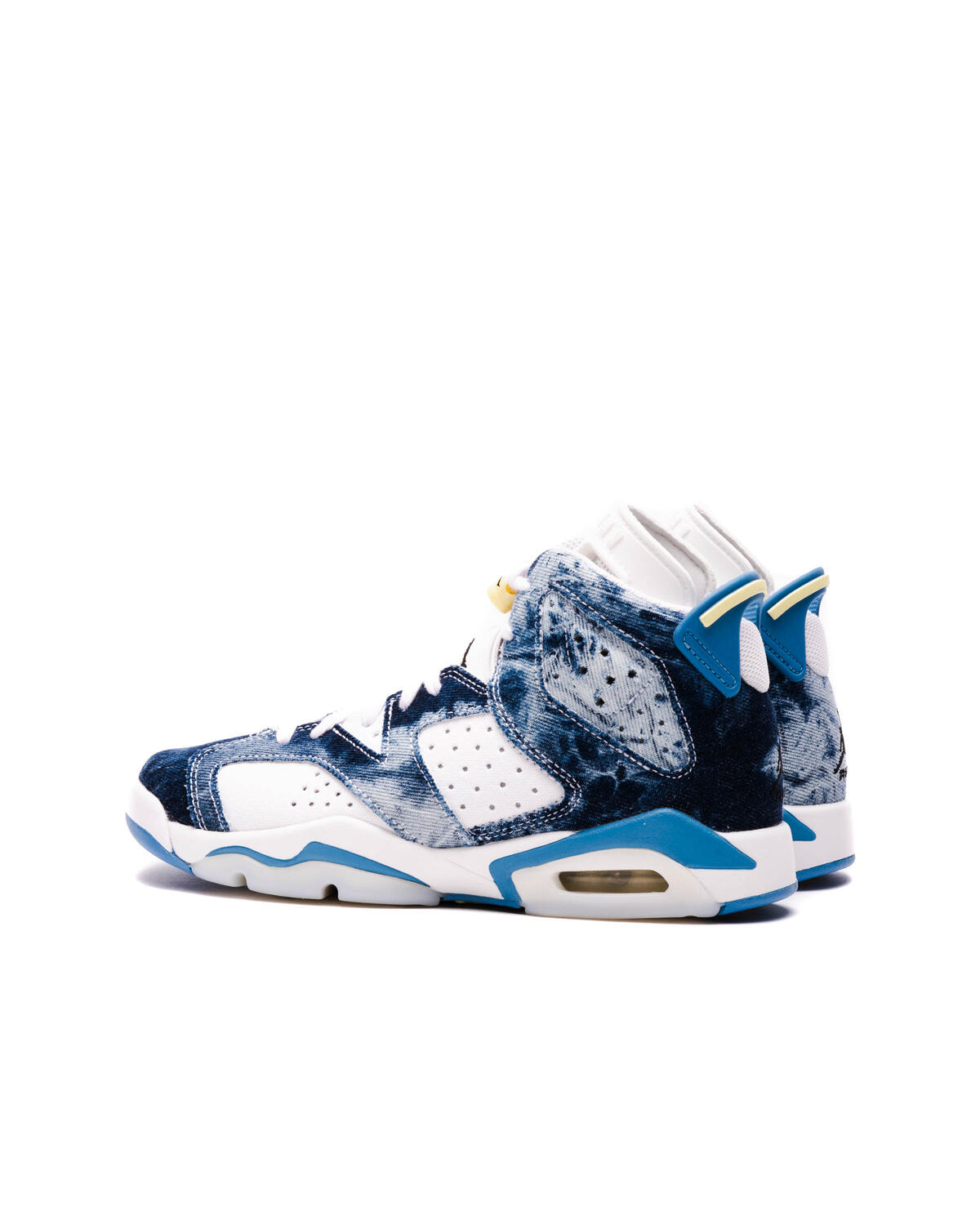 Air Jordan 6 Washed Denim Grade School Lifestyle Shoe - Blue/Denim Free Shipping - Image 4