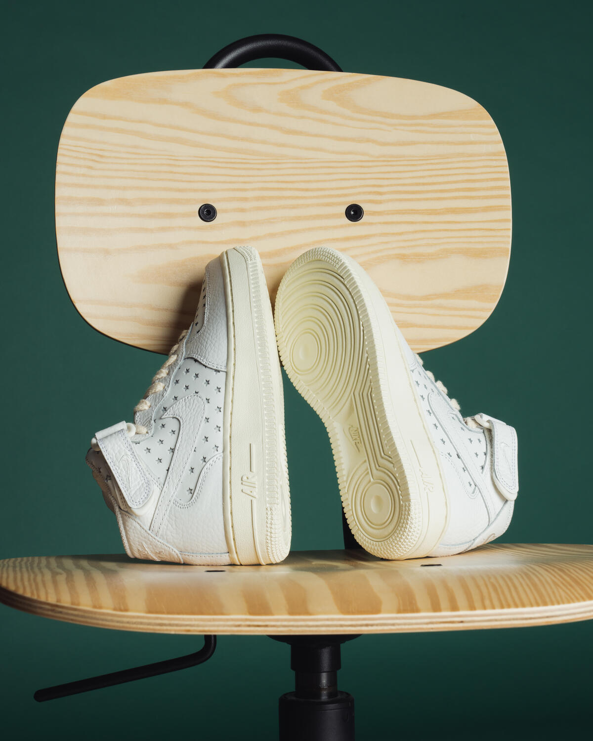 Nike Air Force 1 Mid Summit White / Summit White - Coconut Milk (Women's) - Image 6