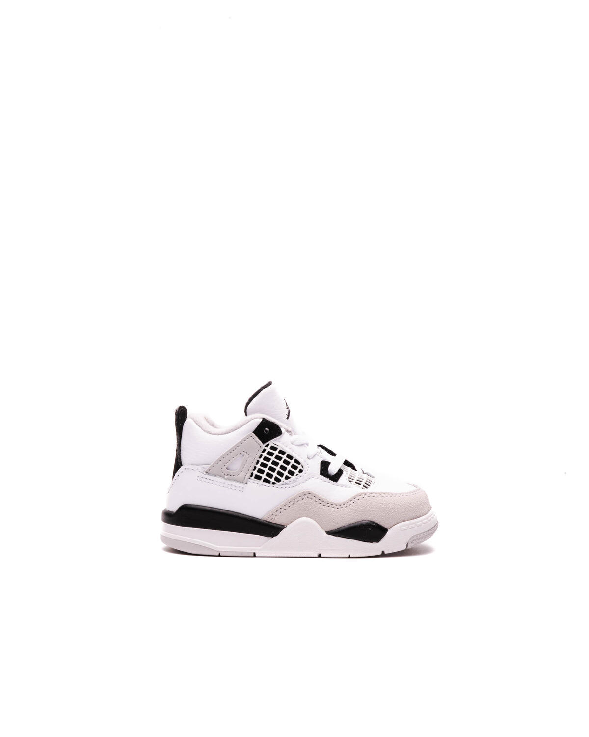 Air Jordan 4 Military Black Infant Toddler Lifestyle Shoes (Black/White) - Image 2