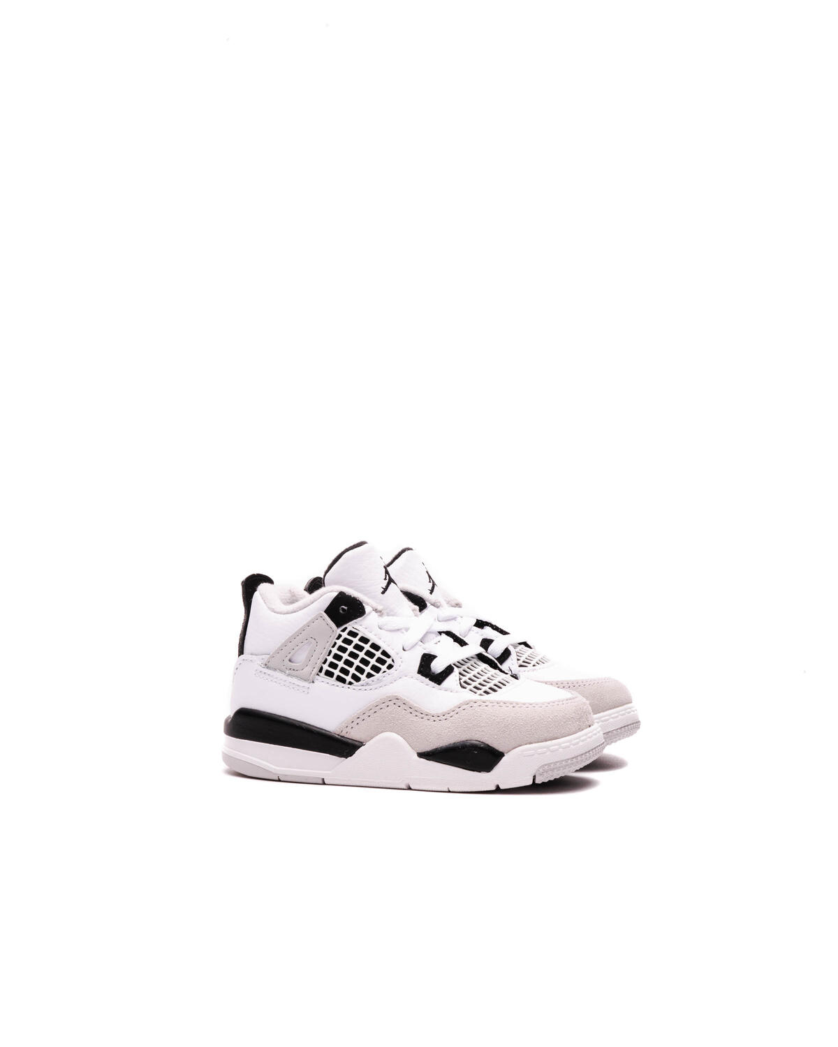 Air Jordan 4 Military Black Infant Toddler Lifestyle Shoes (Black/White) - Image 3