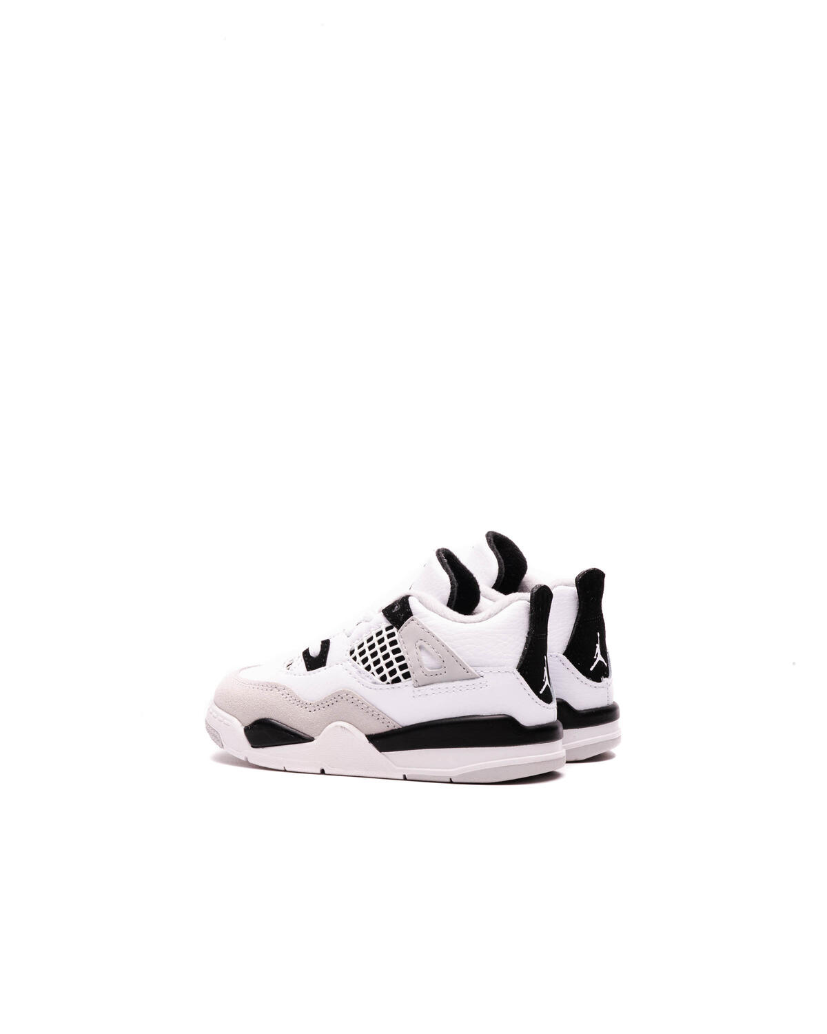 Air Jordan 4 Military Black Infant Toddler Lifestyle Shoes (Black/White) - Image 4