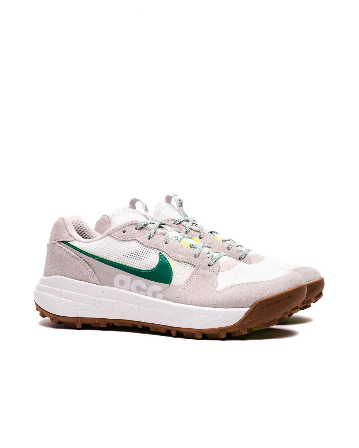 Nike ACG Mens Lowcate Shoes 'Light Iron Ore/Malachite' - Image 3