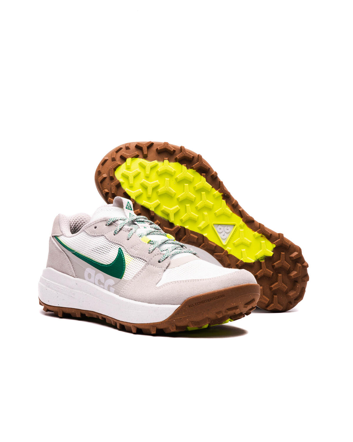 Nike ACG Mens Lowcate Shoes 'Light Iron Ore/Malachite' - Image 5
