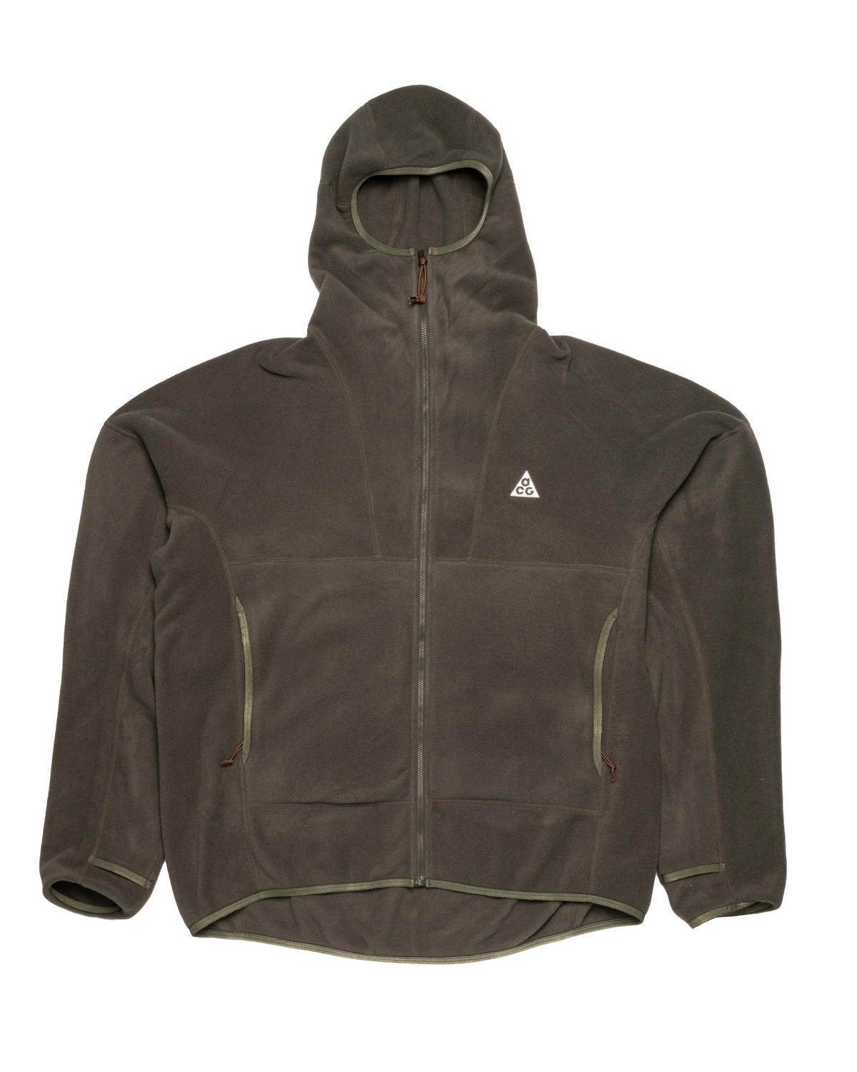Nike ACG Therma-FIT Wolf Tree Hooded Fleece Cargo Khaki / Summit White - Image 2