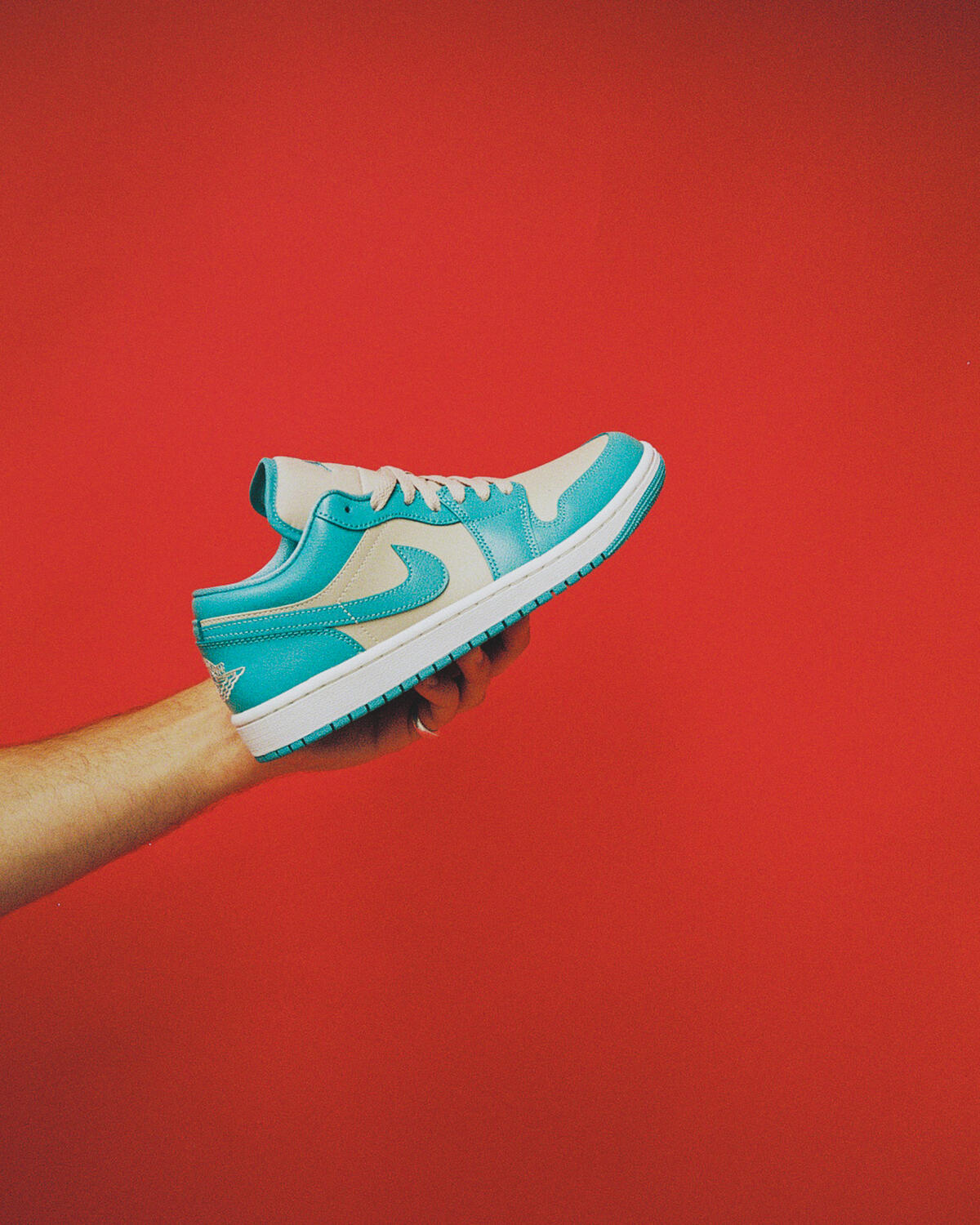 Air Jordan 1 Low 'Tropical Teal Sandy Beige' (Women's) - Image 18