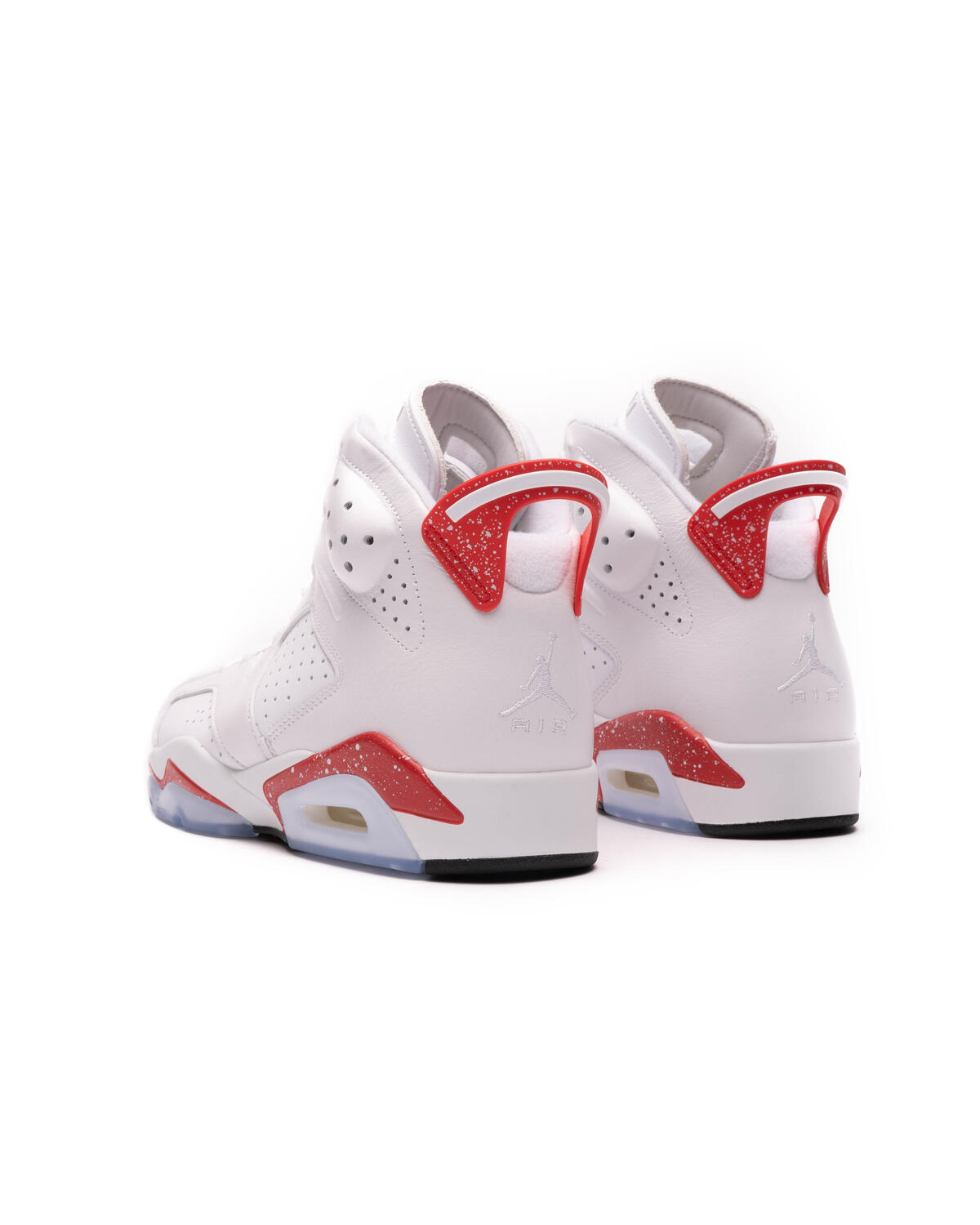 retro jordan 6 red and white