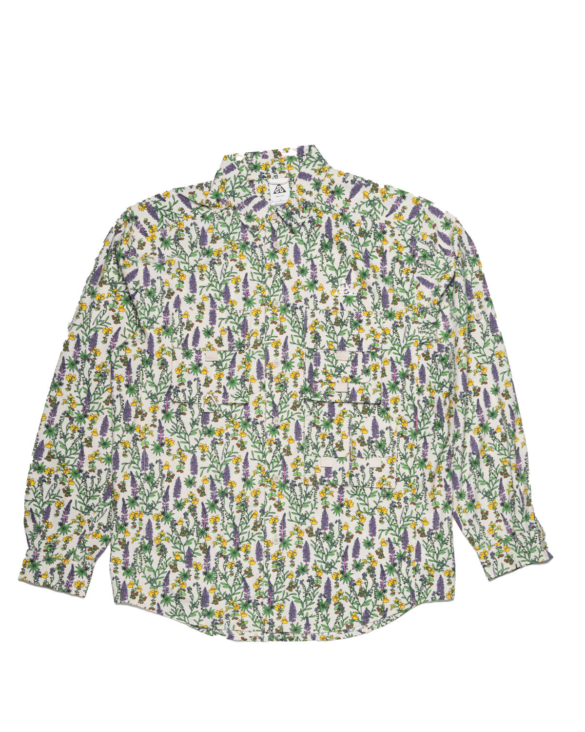 Nike ACG Devastation Trail Work Shirt Light Bone / Light Iron Ore / Summit White - Image 2