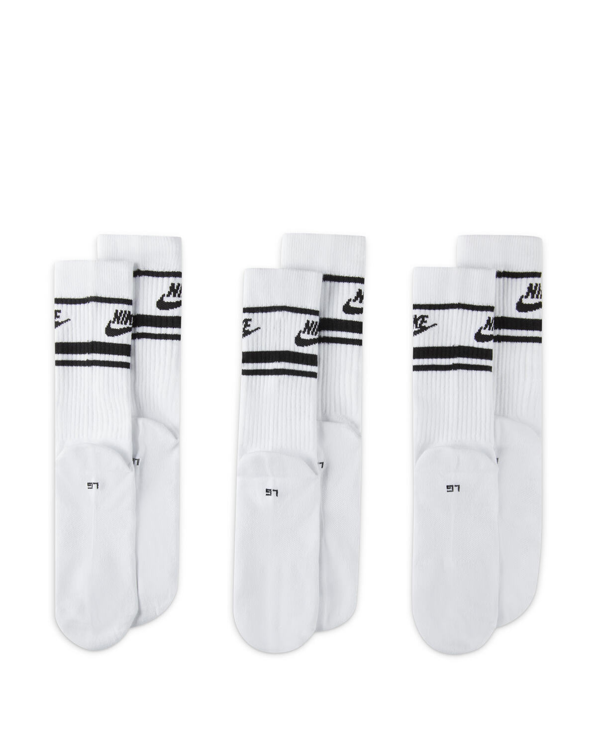 Nike Socks 'White/Black/Black' - Image 10