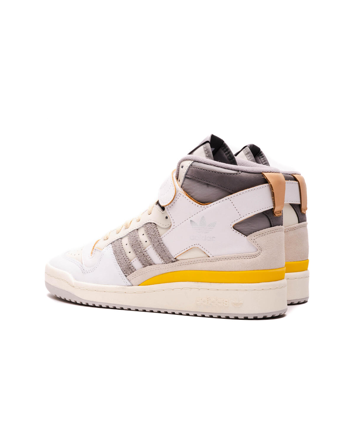 Adidas Forum 84 Hi White / Grey / Yellow - Image 4