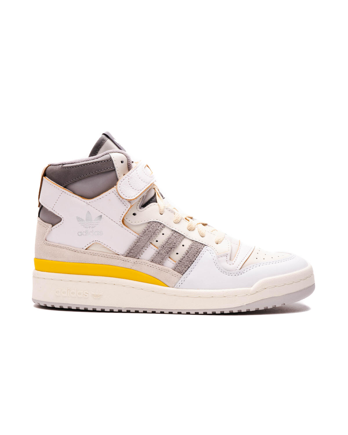 Adidas Forum 84 Hi White / Grey / Yellow - Image 2