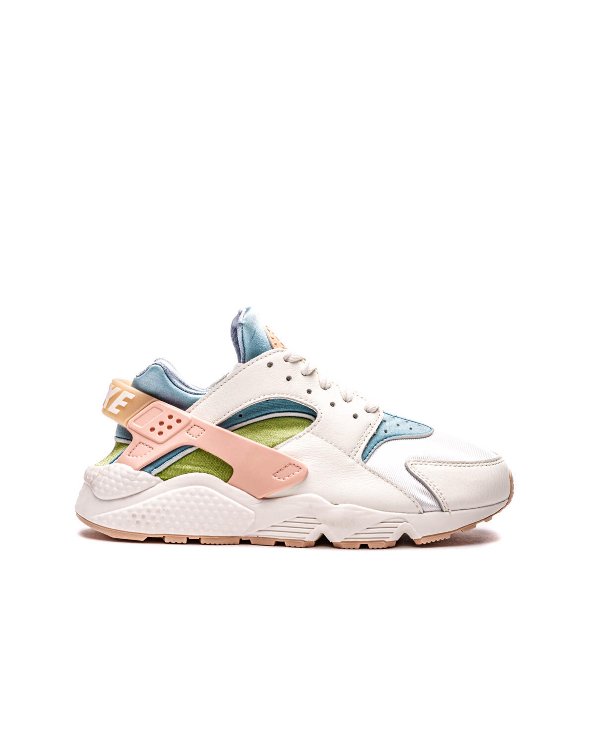 Nike Air Huarache SE Sail / Arctic Orange - Worn Blue - Vivid Green (Women's) - Image 2