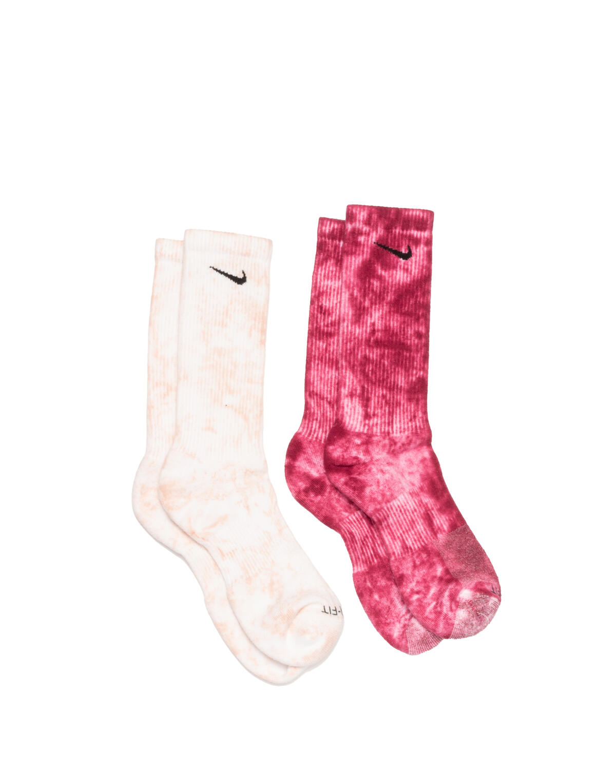 NIKE CHAUSSETTES X3 CREW EVERYDAY PLUS TIE DY ROSE - CHAUSSETTE HOMME