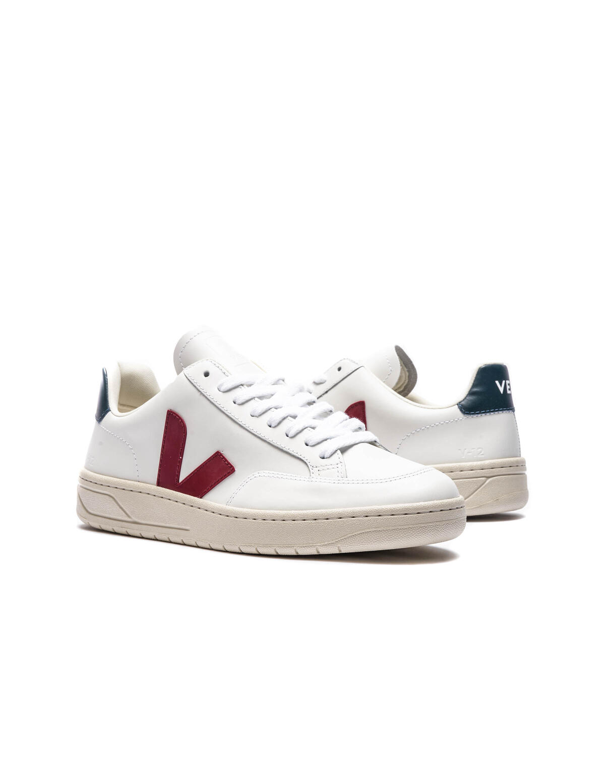 Veja V-12 Extra White / Marsala - Image 11