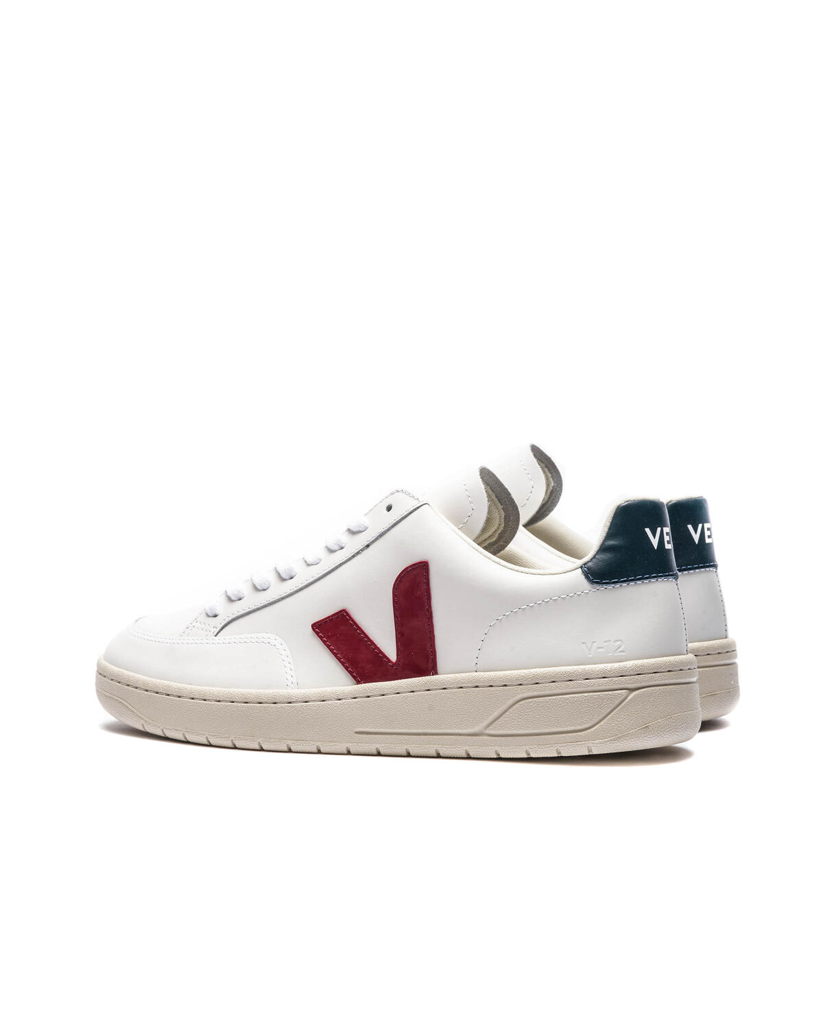Veja V-12 Extra White / Marsala - Image 9