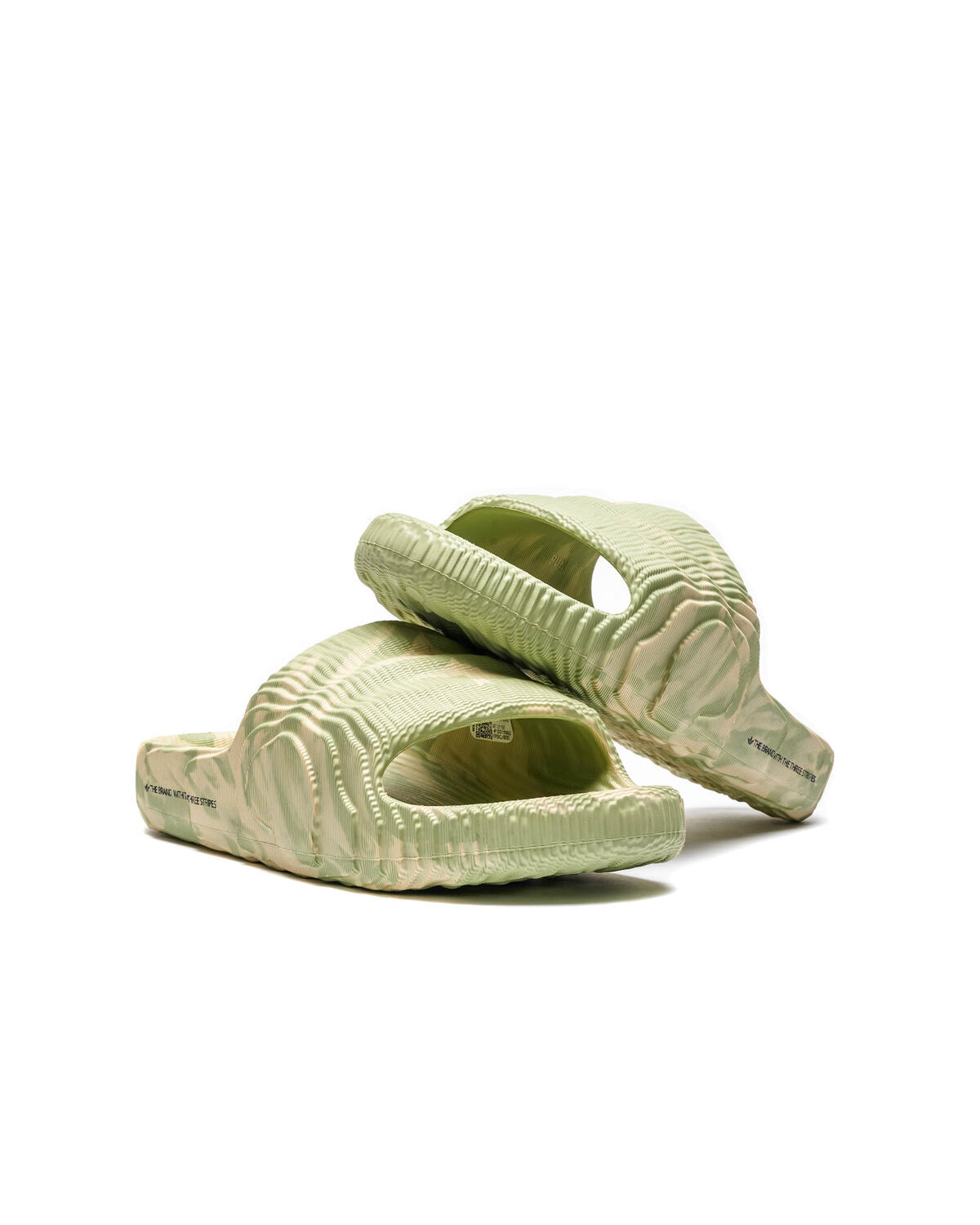 Adidas Adilette 22 Slides 'Magic Lime Desert Sand' - Image 10