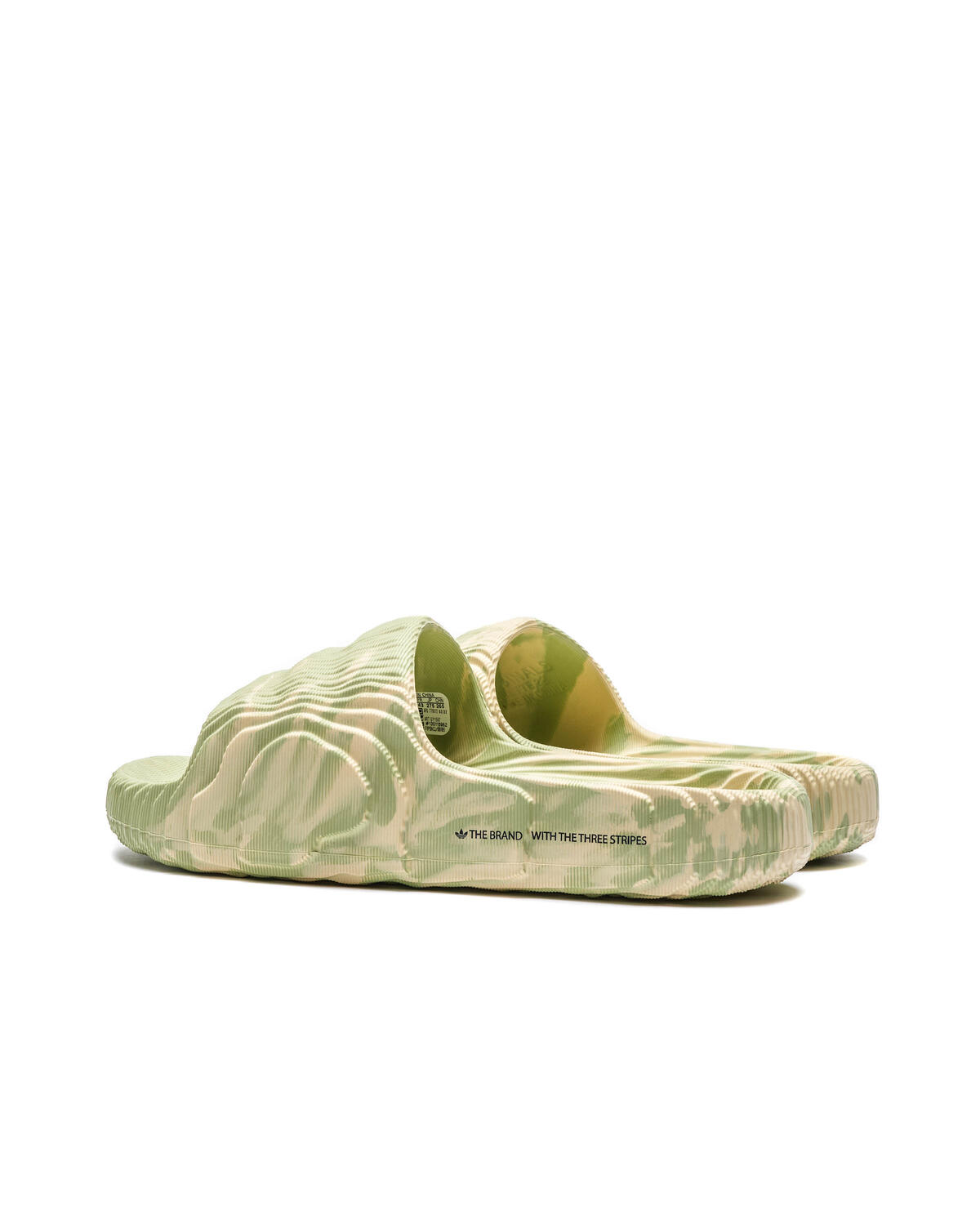 Adidas Adilette 22 Slides 'Magic Lime Desert Sand' - Image 9