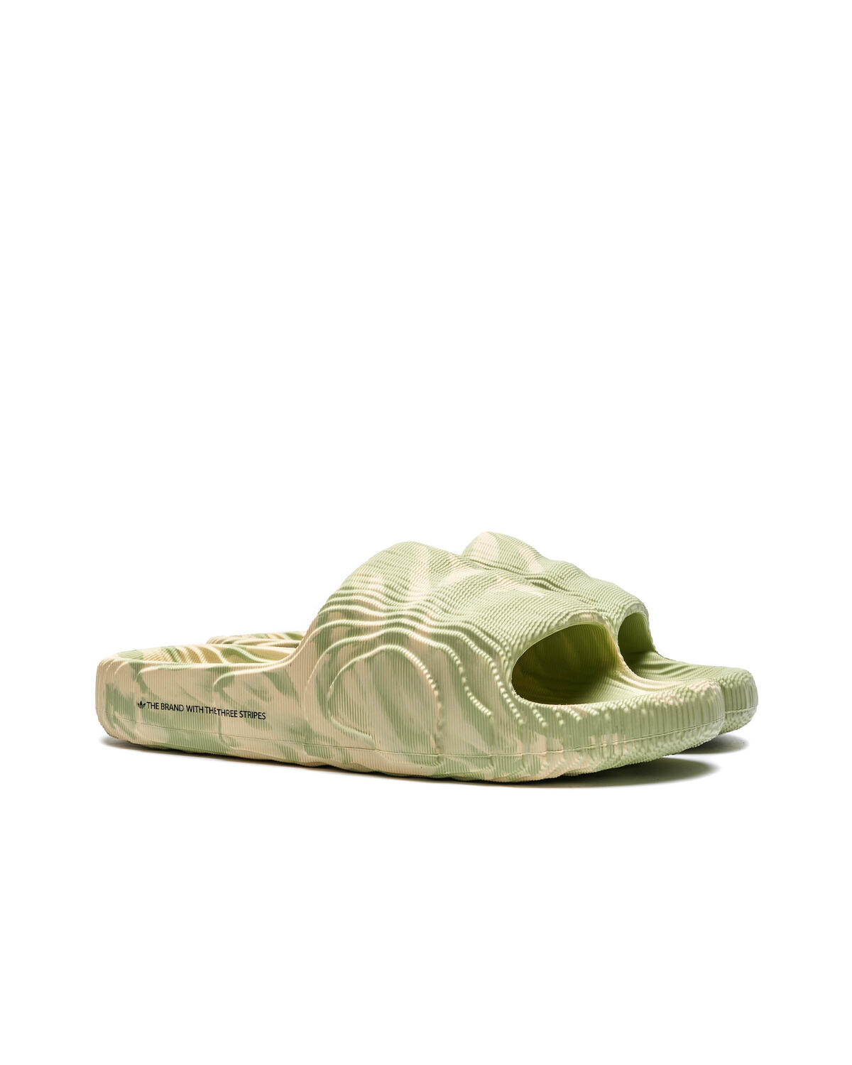 Adidas Adilette 22 Slides 'Magic Lime Desert Sand' - Image 8