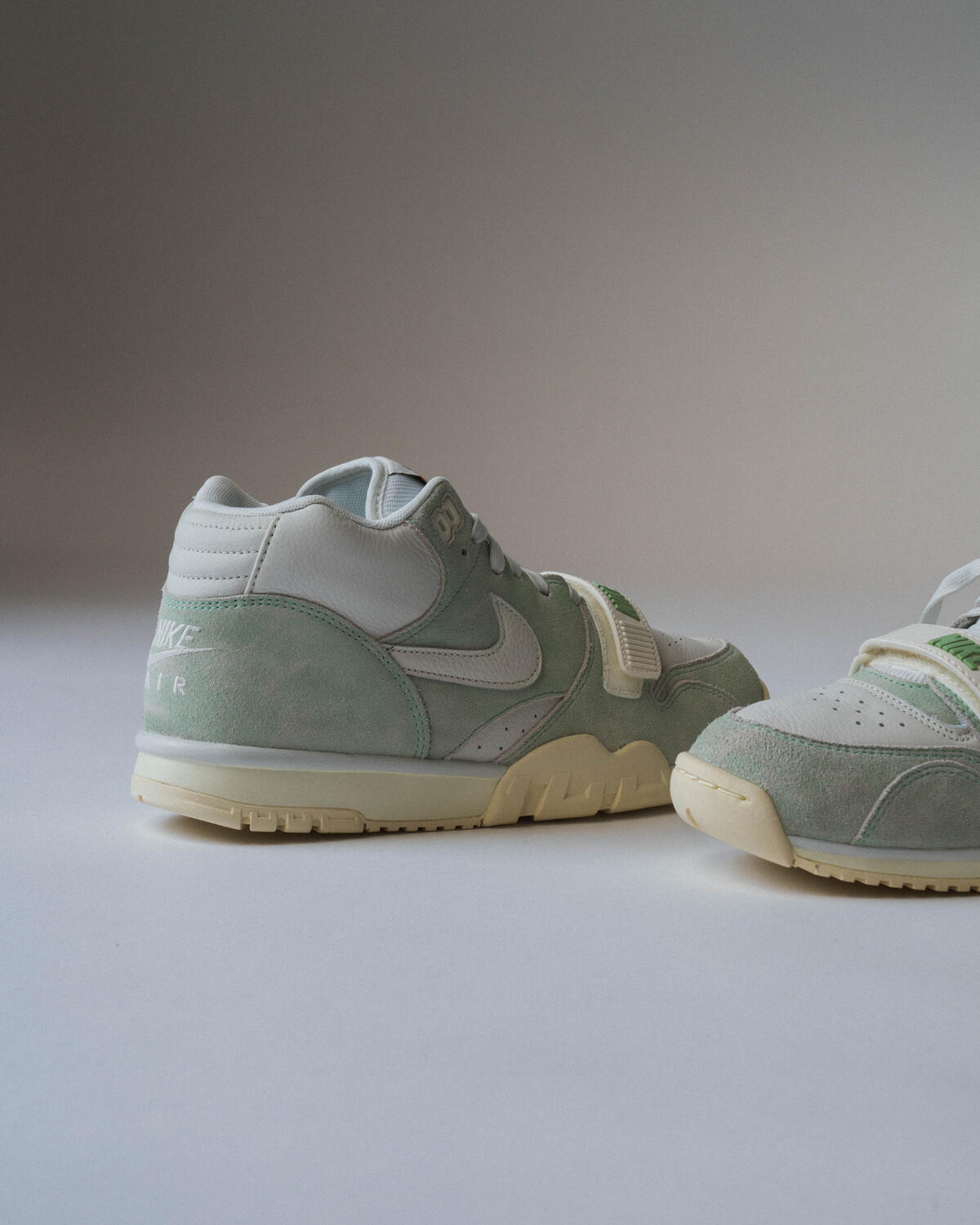 Nike Air Trainer 1 Enamel Green / Sail / Summit White - Image 14