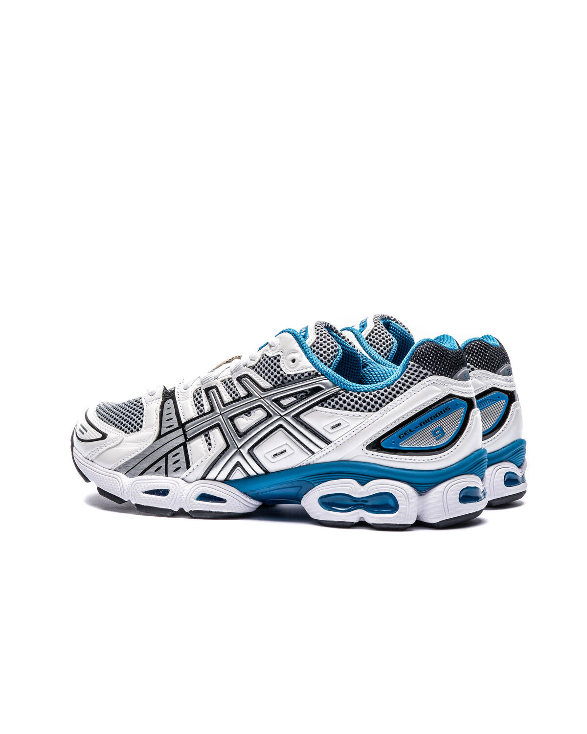 Asics GEL-Nimbus 9 White/Lake Drive - Image 4