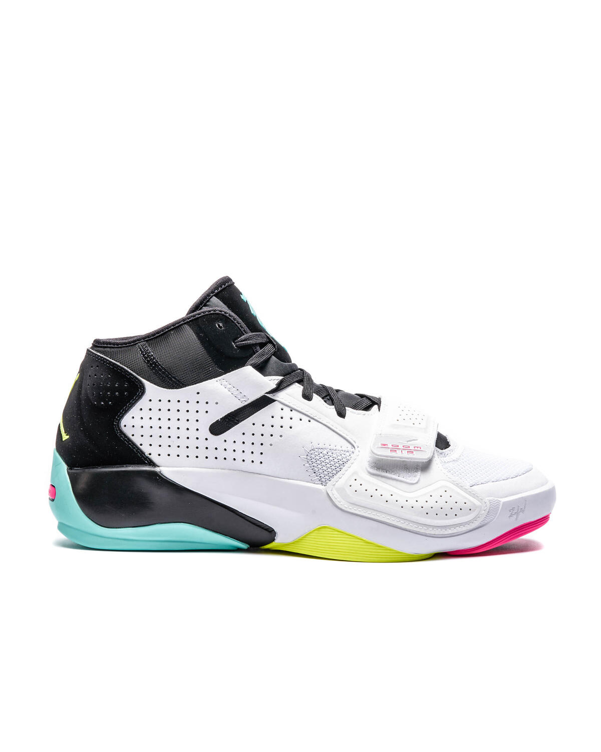 Zion 2 Men's Basketball Shoes 'White/Volt/Black' - Image 9