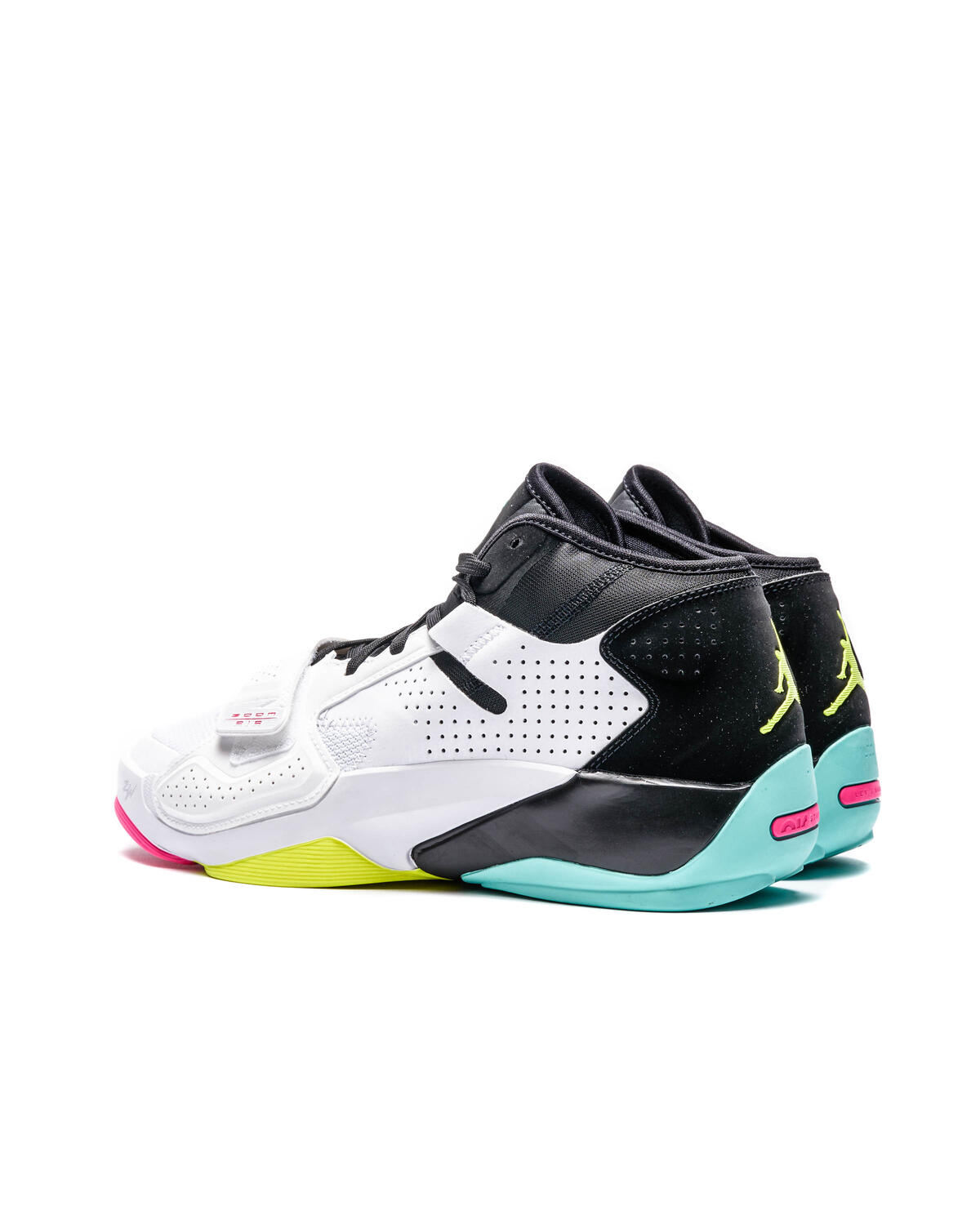 Zion 2 Men's Basketball Shoes 'White/Volt/Black' - Image 11