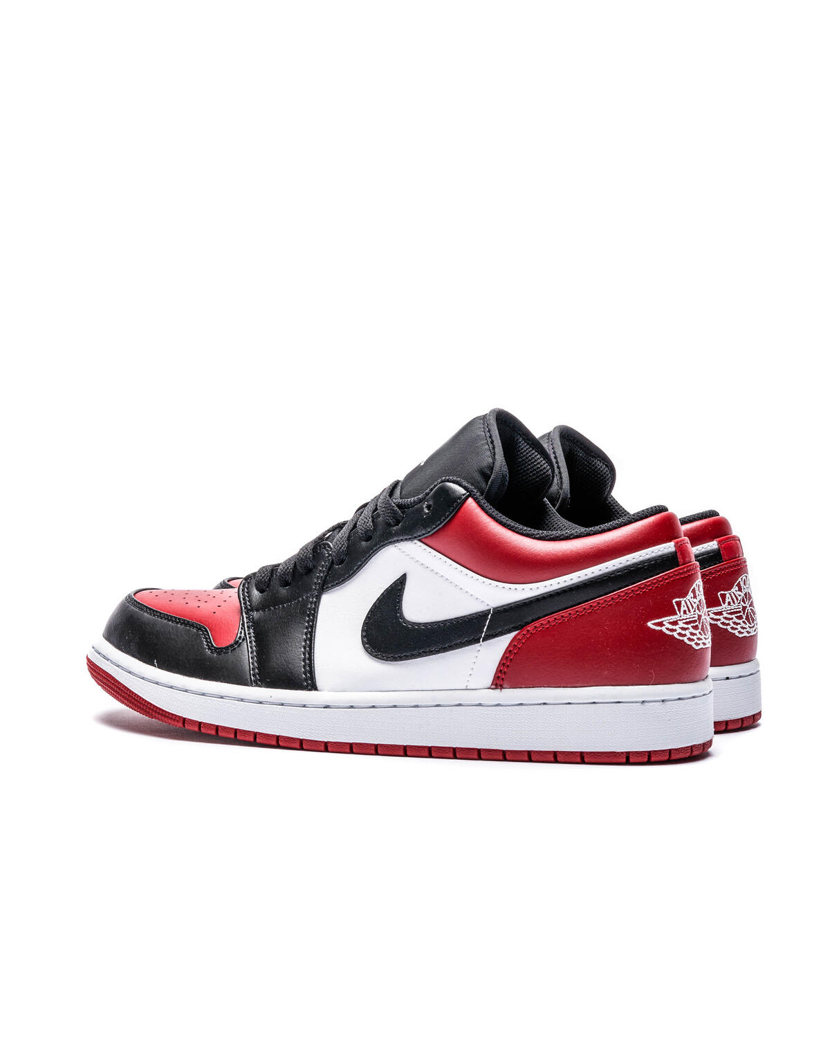 Air Jordan 1 Low Black / Red - White - Image 18