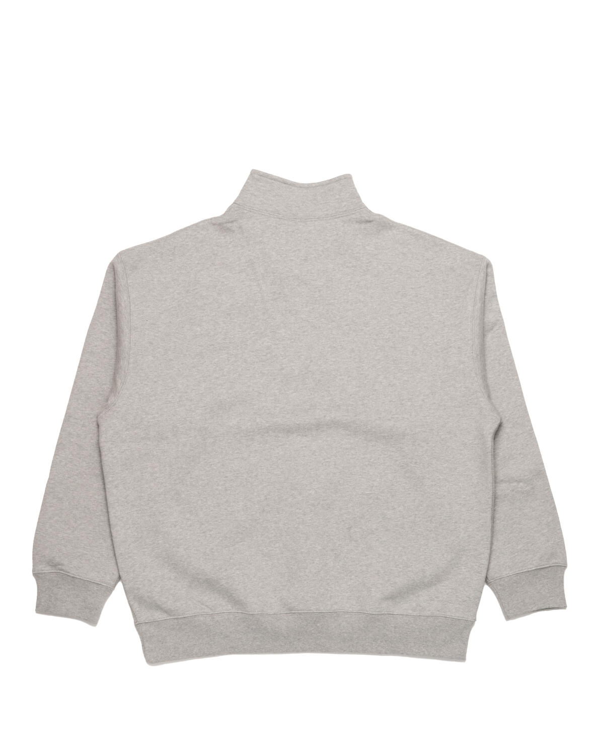 Nike Soloswoosh 1/4 Zip Top DK Grey Heather / White - Image 11