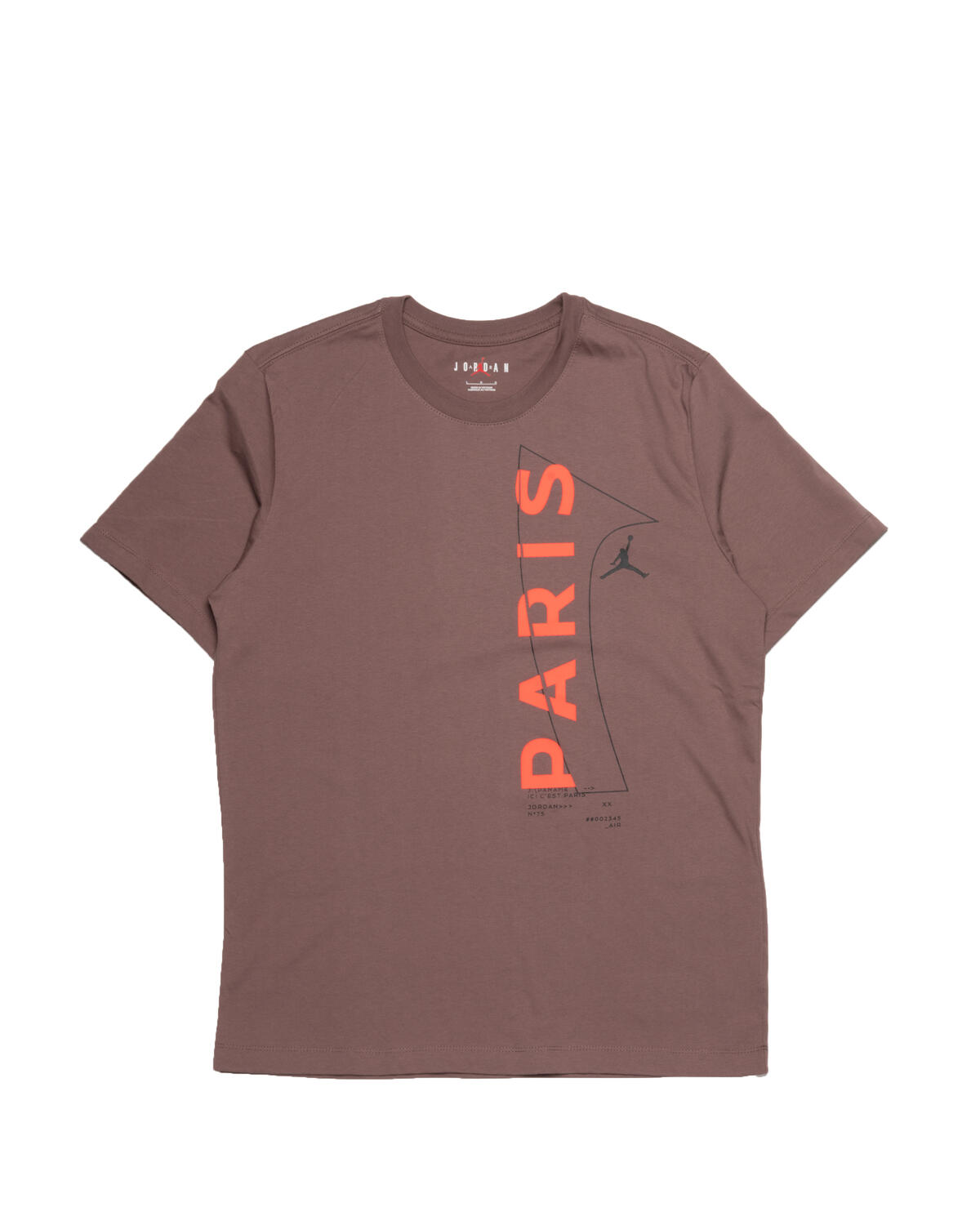 Jordan PSG Tee Plum Eclipse / Bright Crimson - Black - Image 10