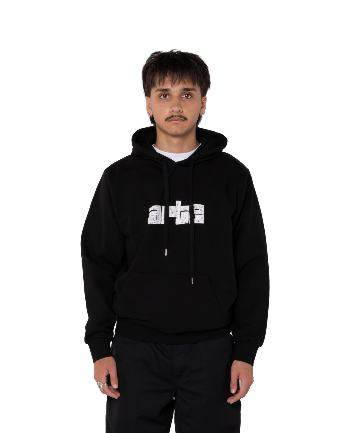 Arte Antwerp Handwritten Block Logo Hoodie - Image 4