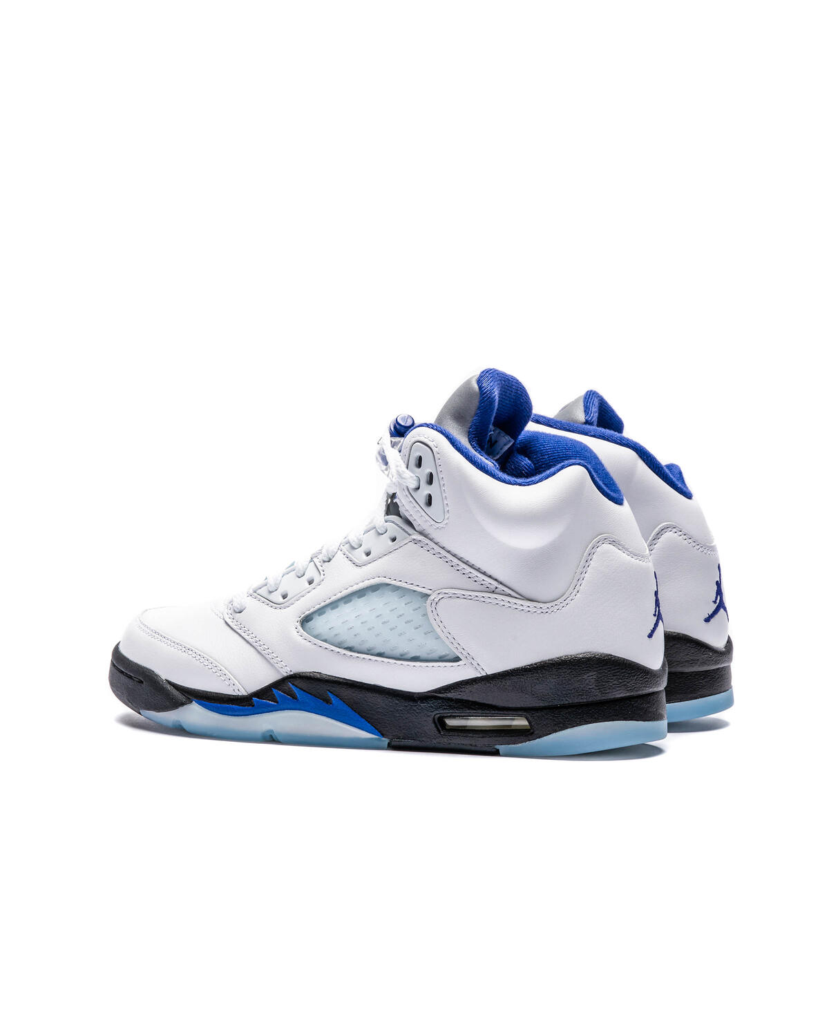 Nike GS Air Jordan 5 Retro - White / Dark Concord Black - Image 27