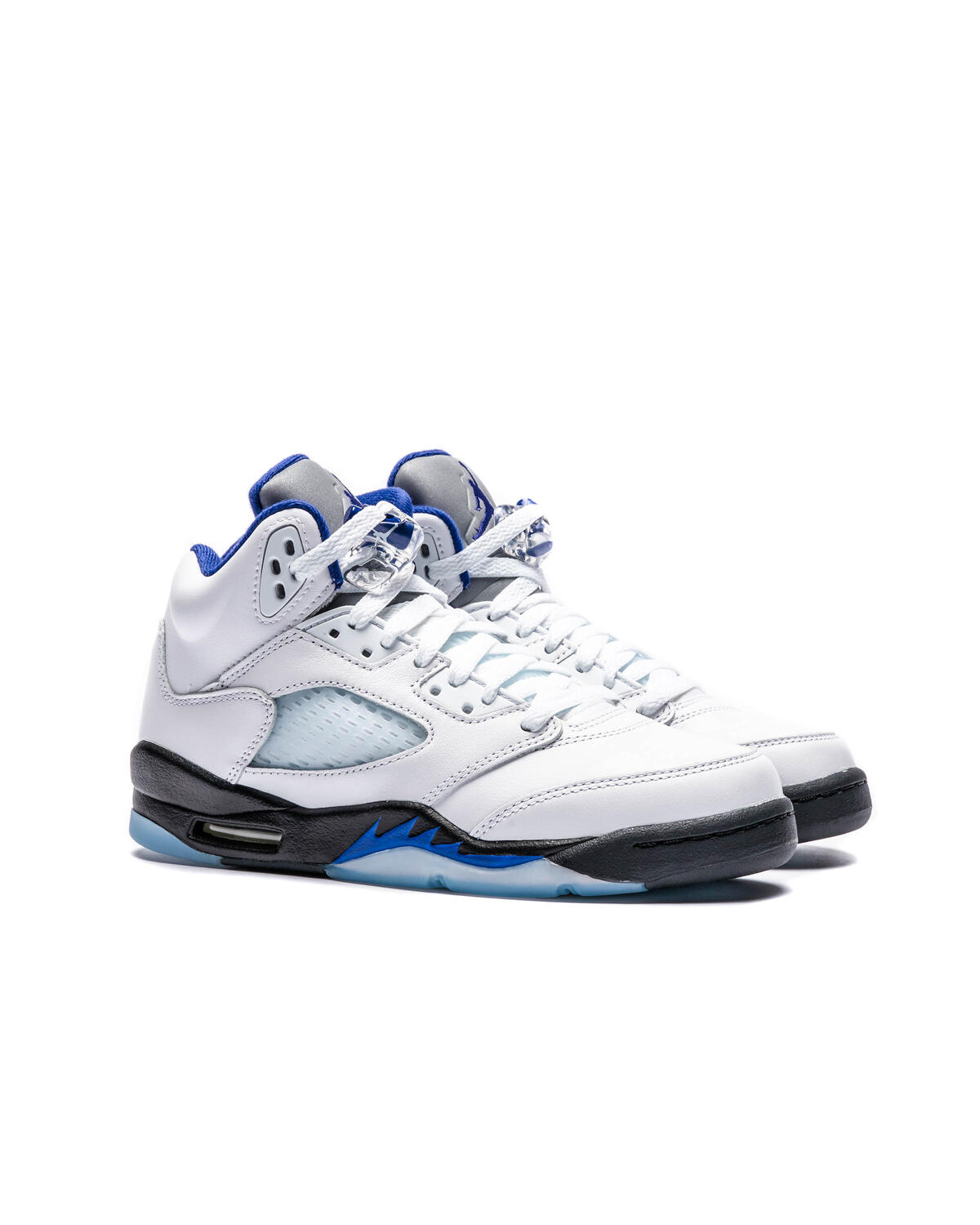 Nike GS Air Jordan 5 Retro - White / Dark Concord Black - Image 26