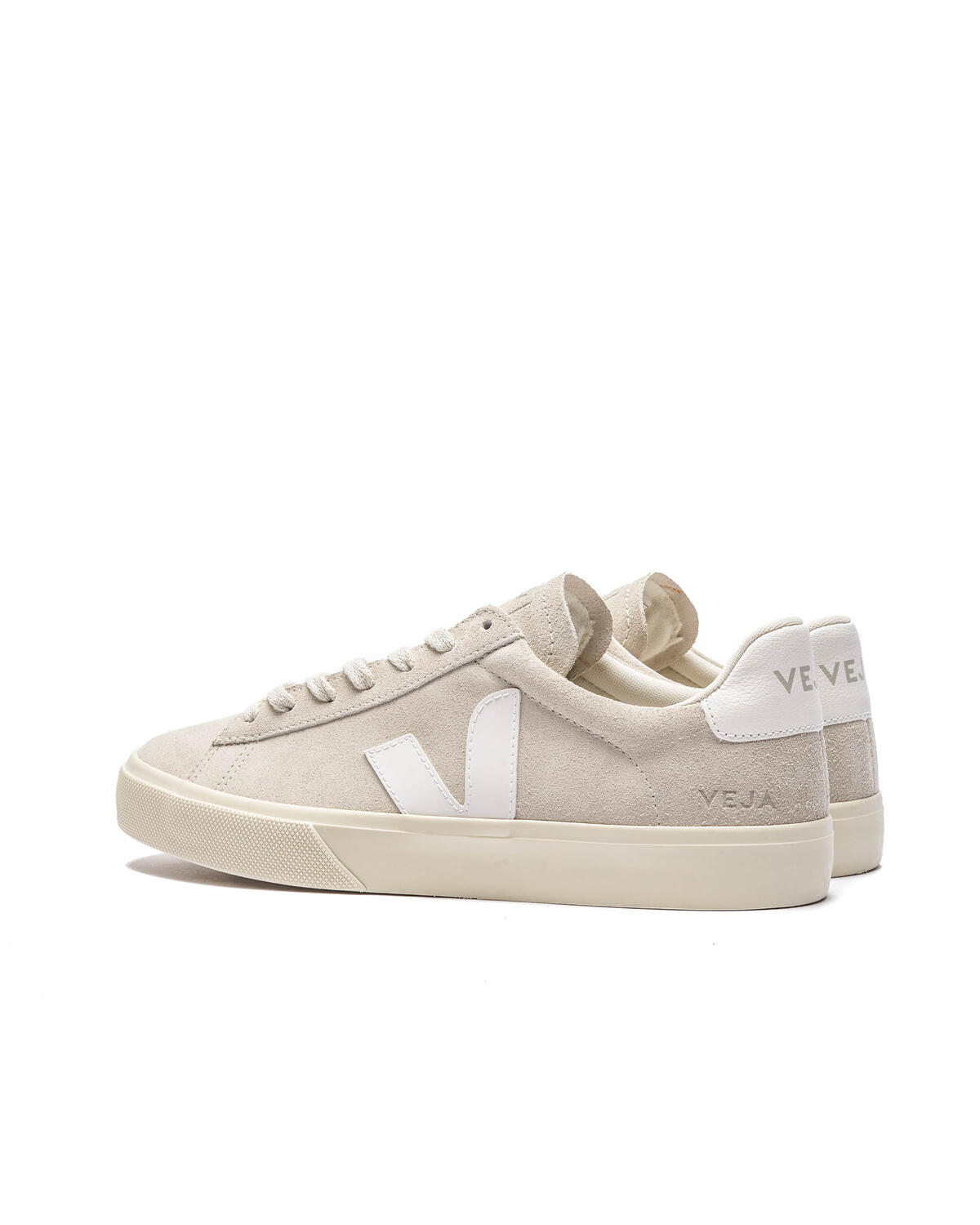 VEJA Campo Suede Beige/White (Women's) - Image 4
