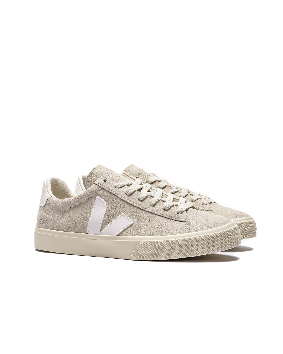 VEJA Campo Suede Beige/White (Women's) - Image 3