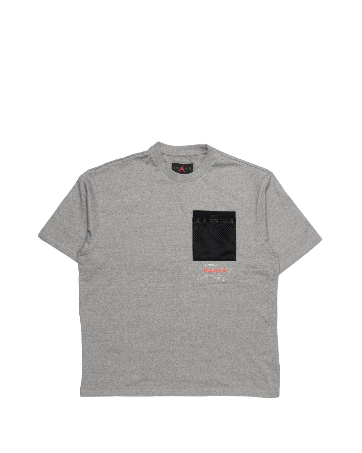 Jordan PSG Tee Black / Bright Crimson - Image 7