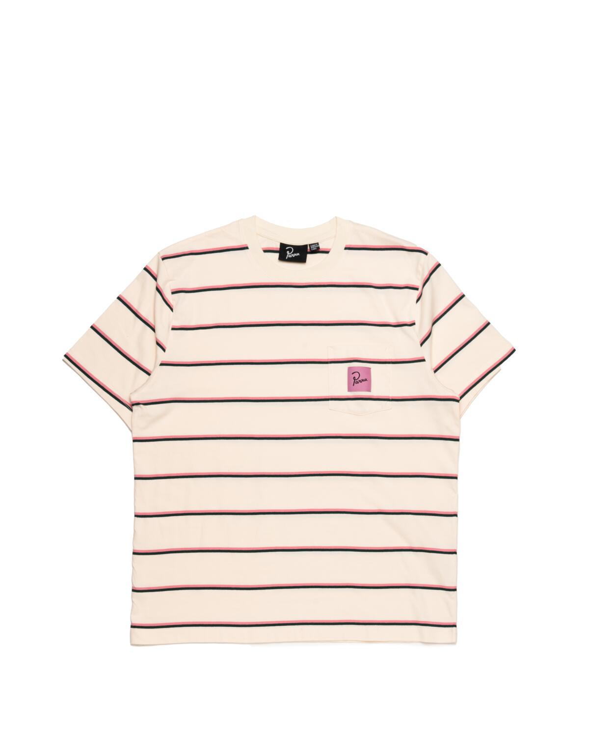 by Parra Striper Pocket Logo T-Shirt - Image 2