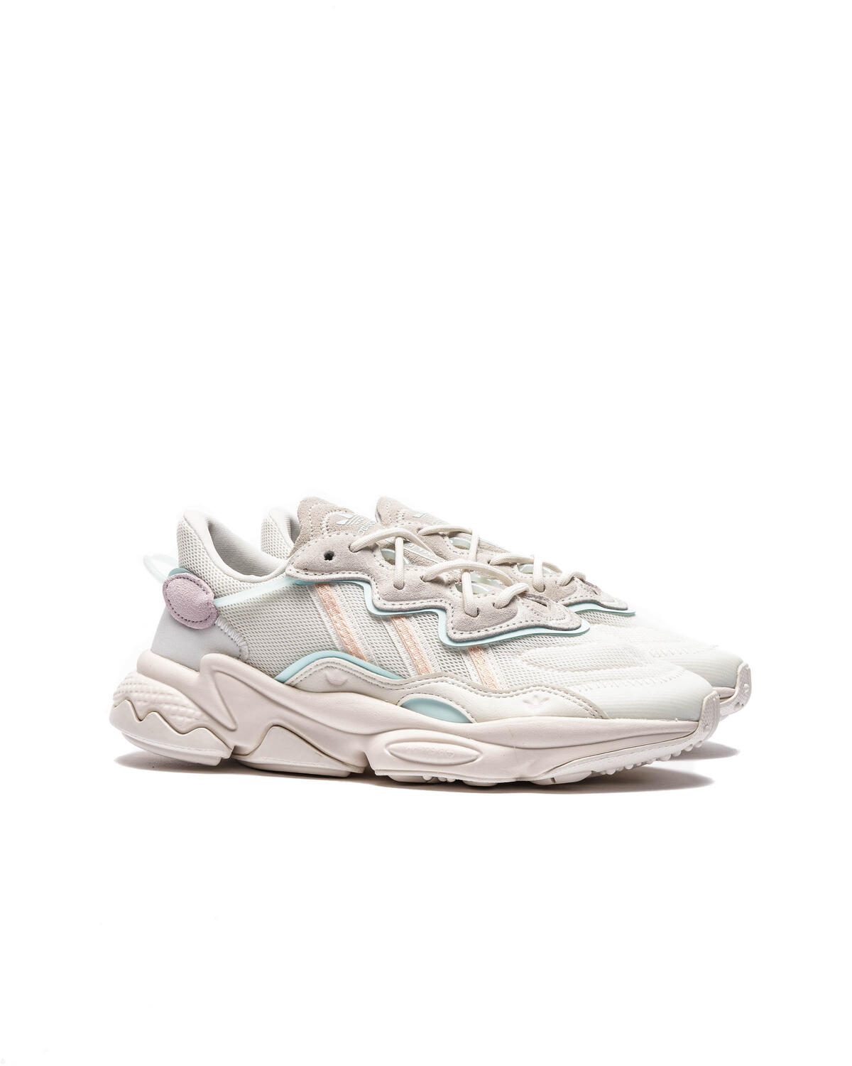 Adidas Ozweego Cloud White / Bliss Orange / Almost Blue (Women's) - Image 3