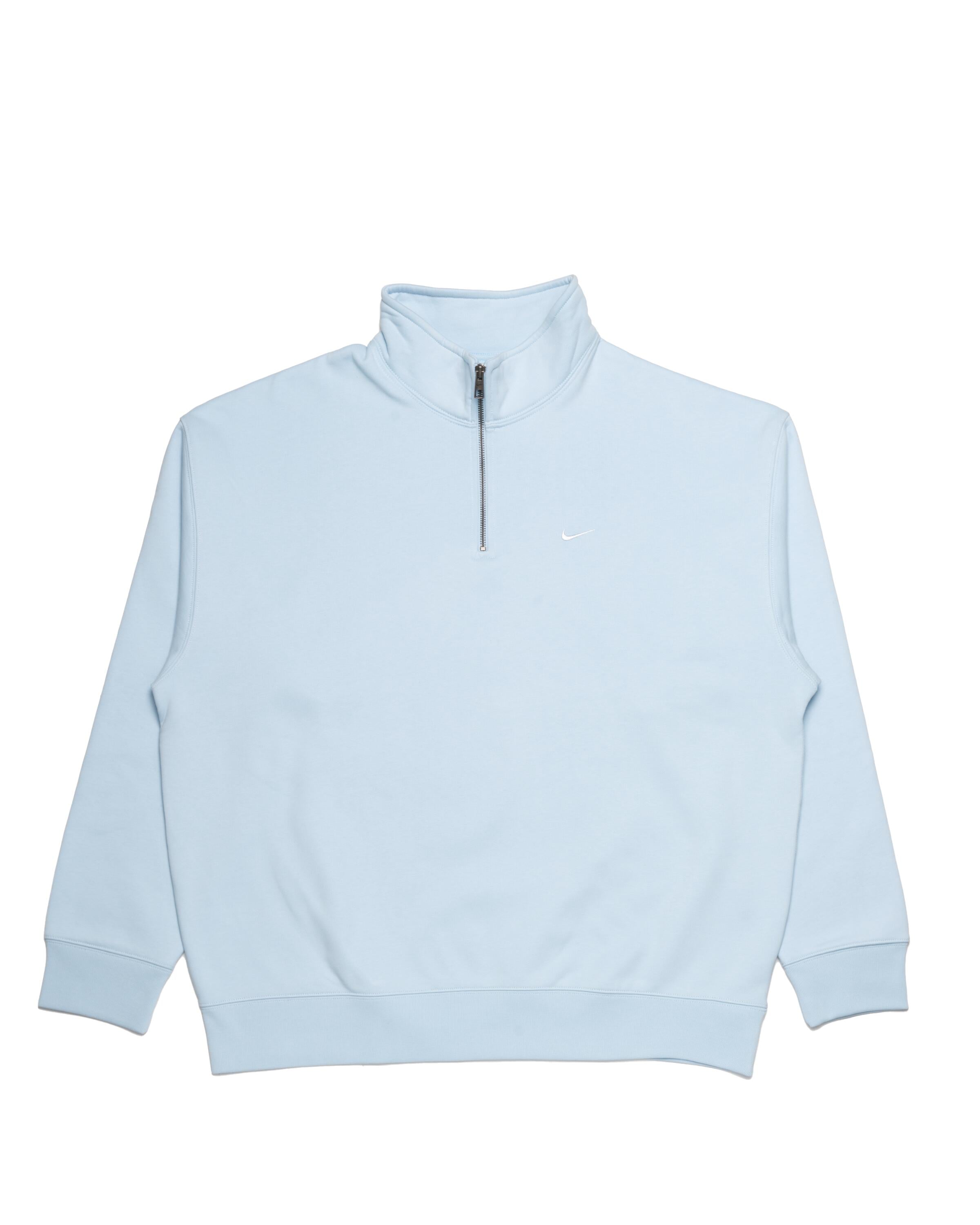 light blue nike quarter zip