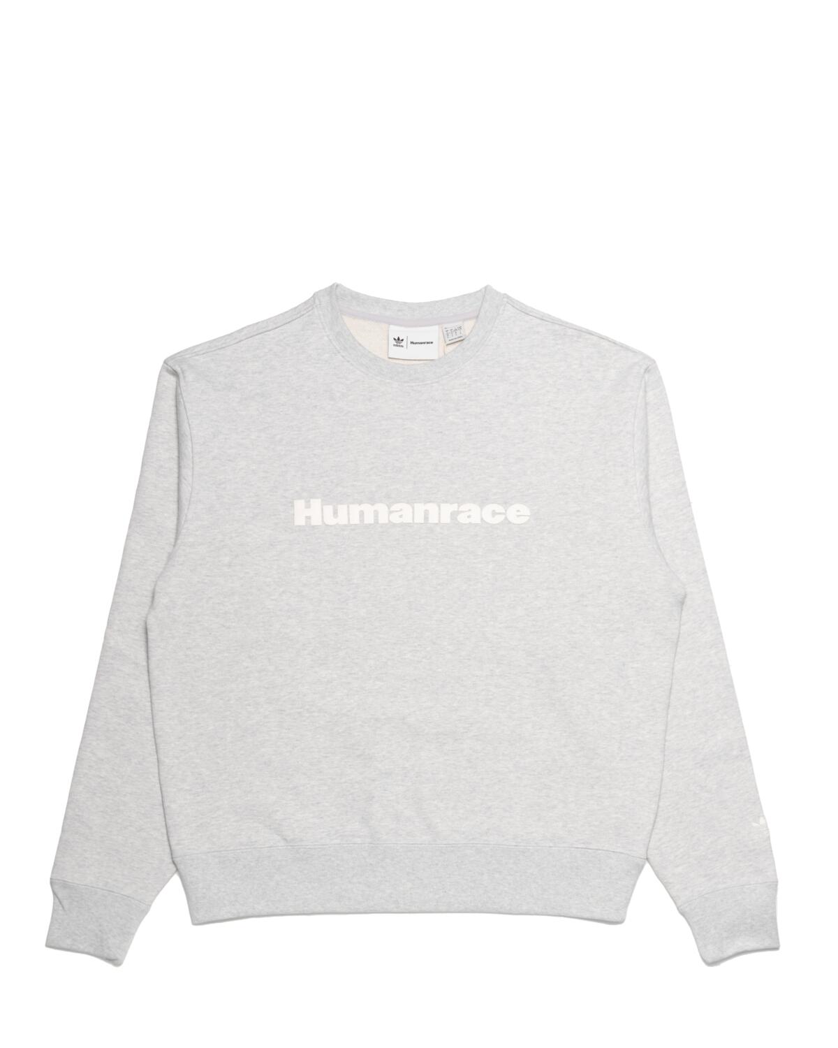 Adidas PW Pharrell Williams Humanrace Basics Crew Light Grey - Image 8