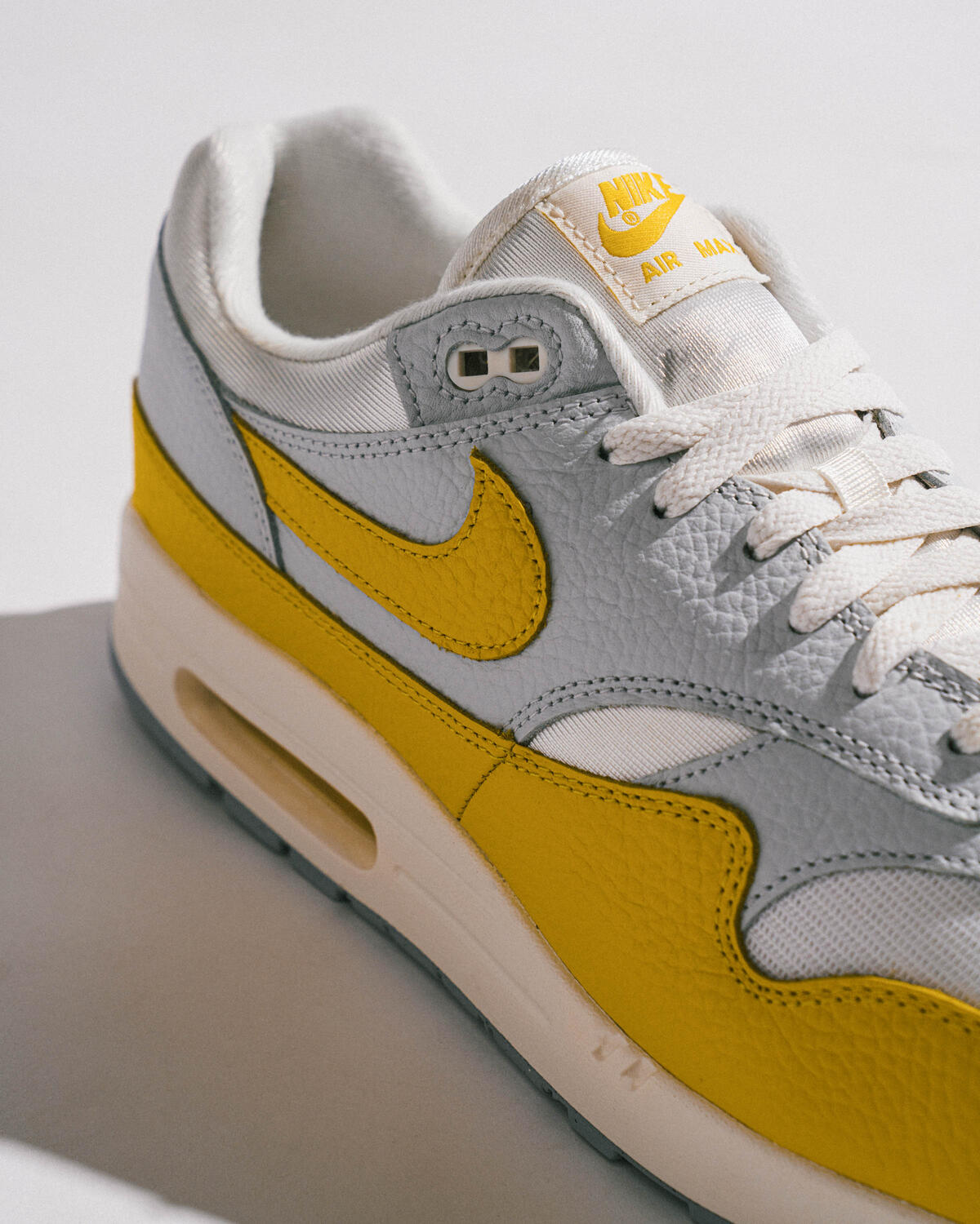 Nike Air Max 1 Photon Dust / Tour Yellow - Wolf Grey (Women's) - Image 19