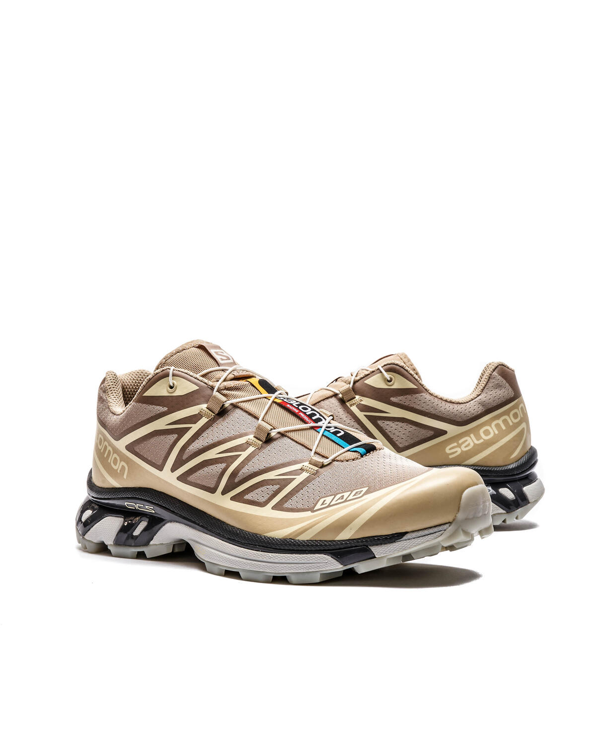 Salomon XT-6 Clear - Safari / Magnet / Vanilla Ice - Image 5