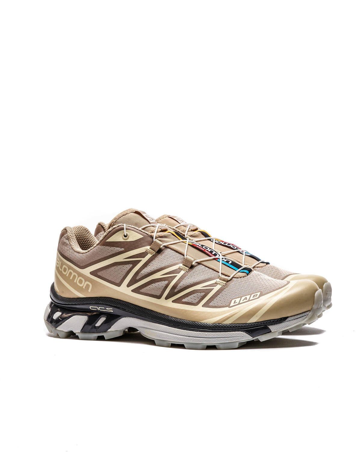 Salomon XT-6 Clear - Safari / Magnet / Vanilla Ice - Image 3
