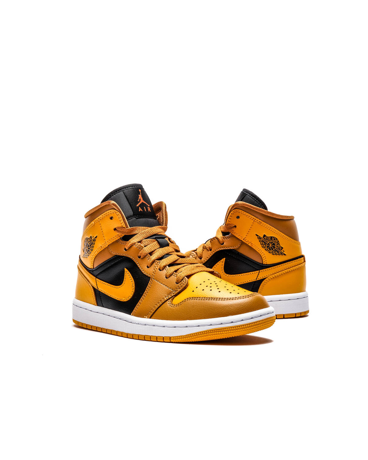 Air Jordan 1 Mid Chutney Taxi Womens Lifestyle Shoe - Yellow/Black - Image 5