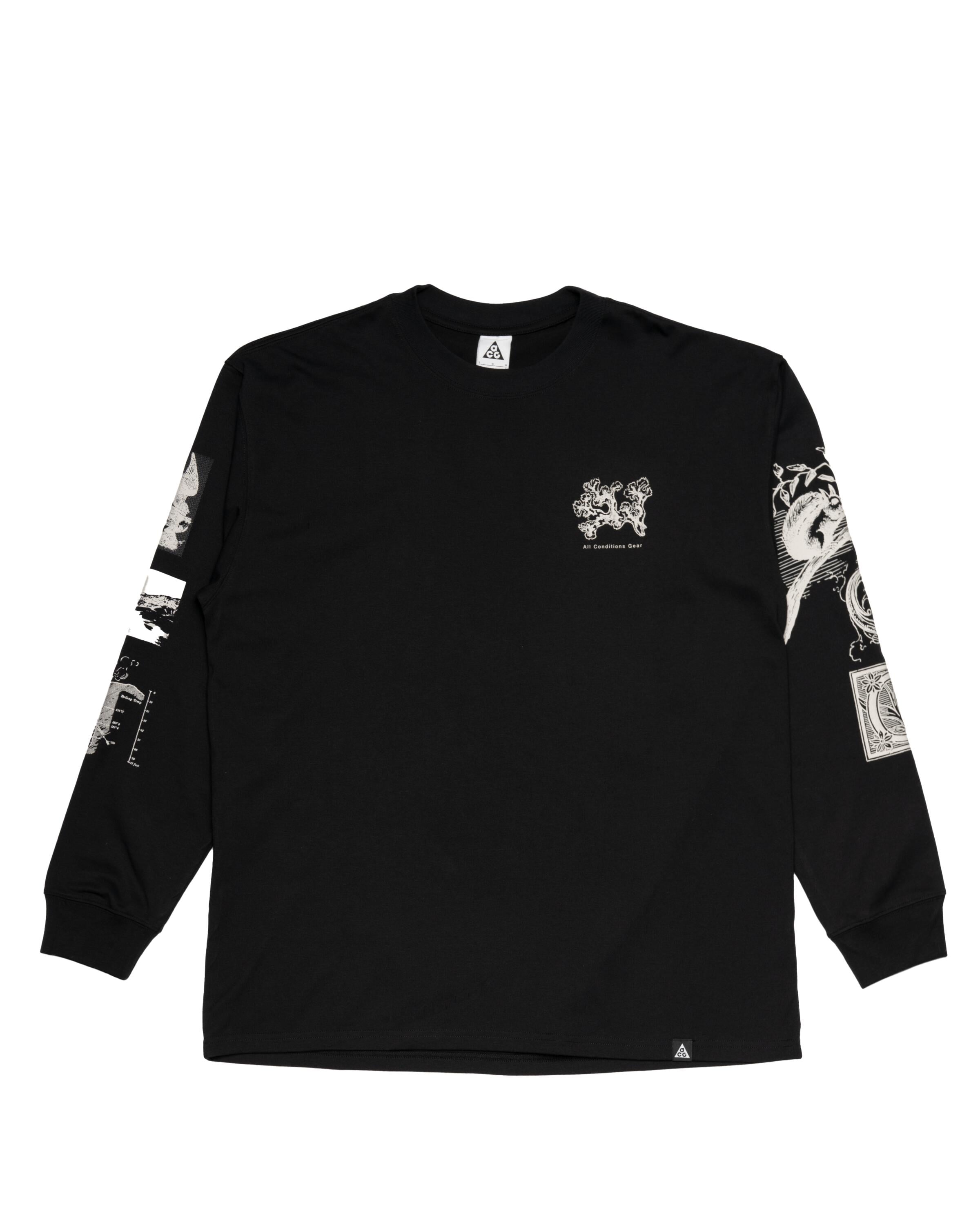 nike acg long sleeve black