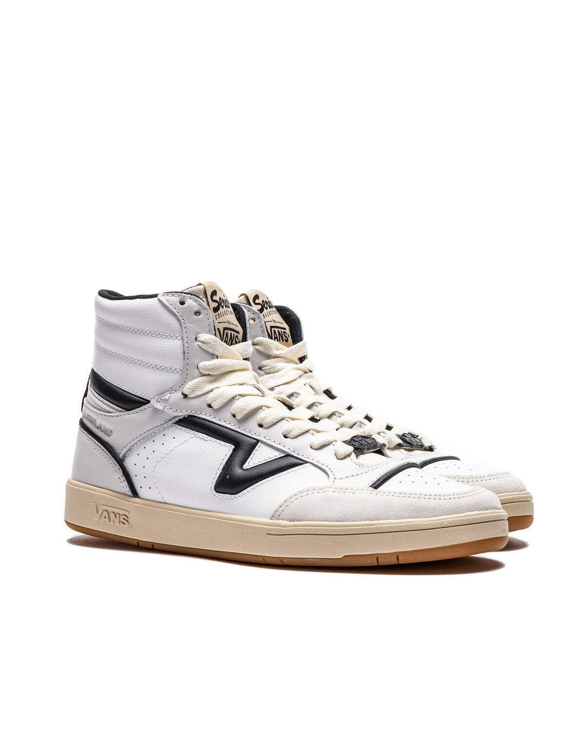 Vans Lowland Hi Black / White - Image 3