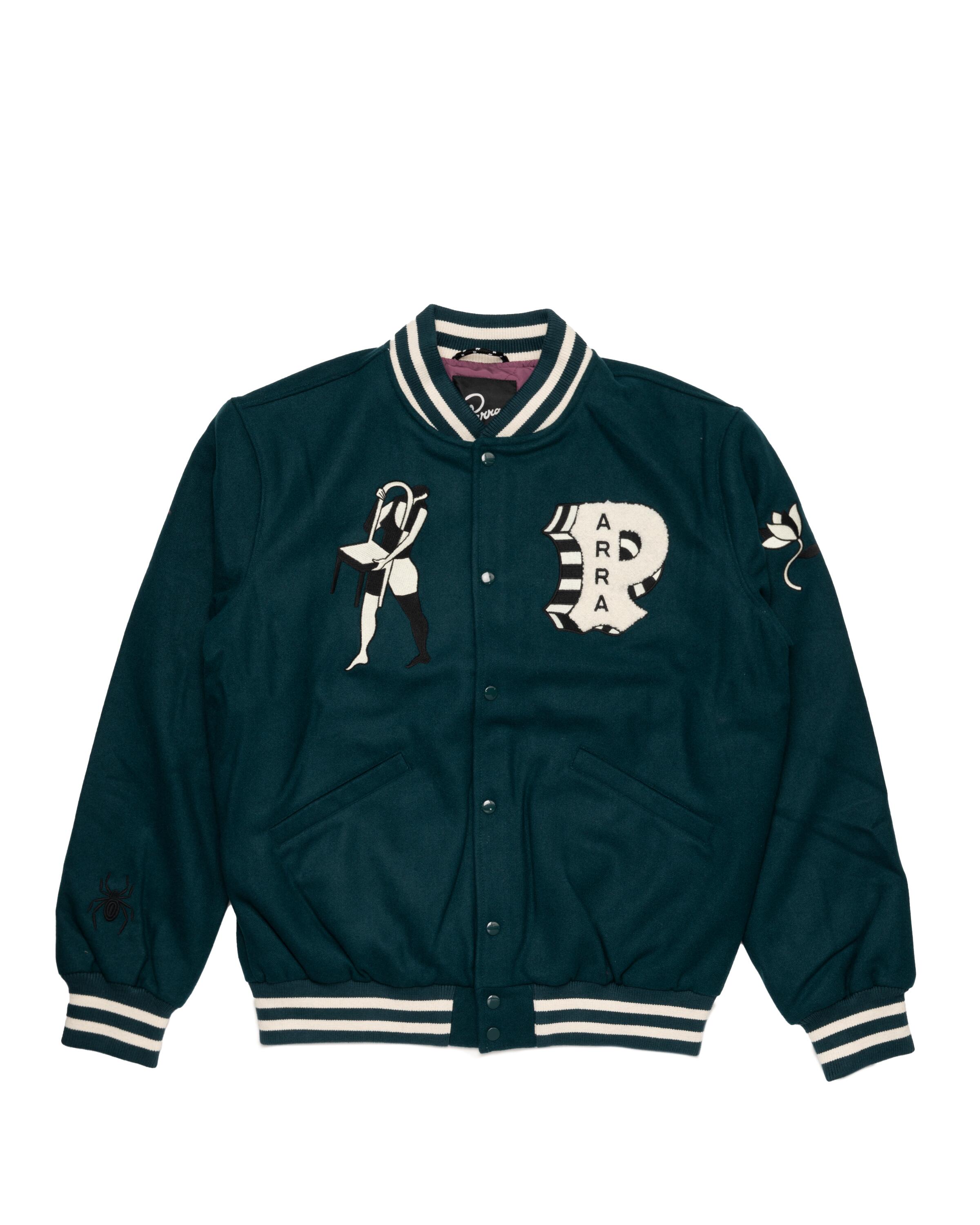 by parra cloudy star varsity jacket