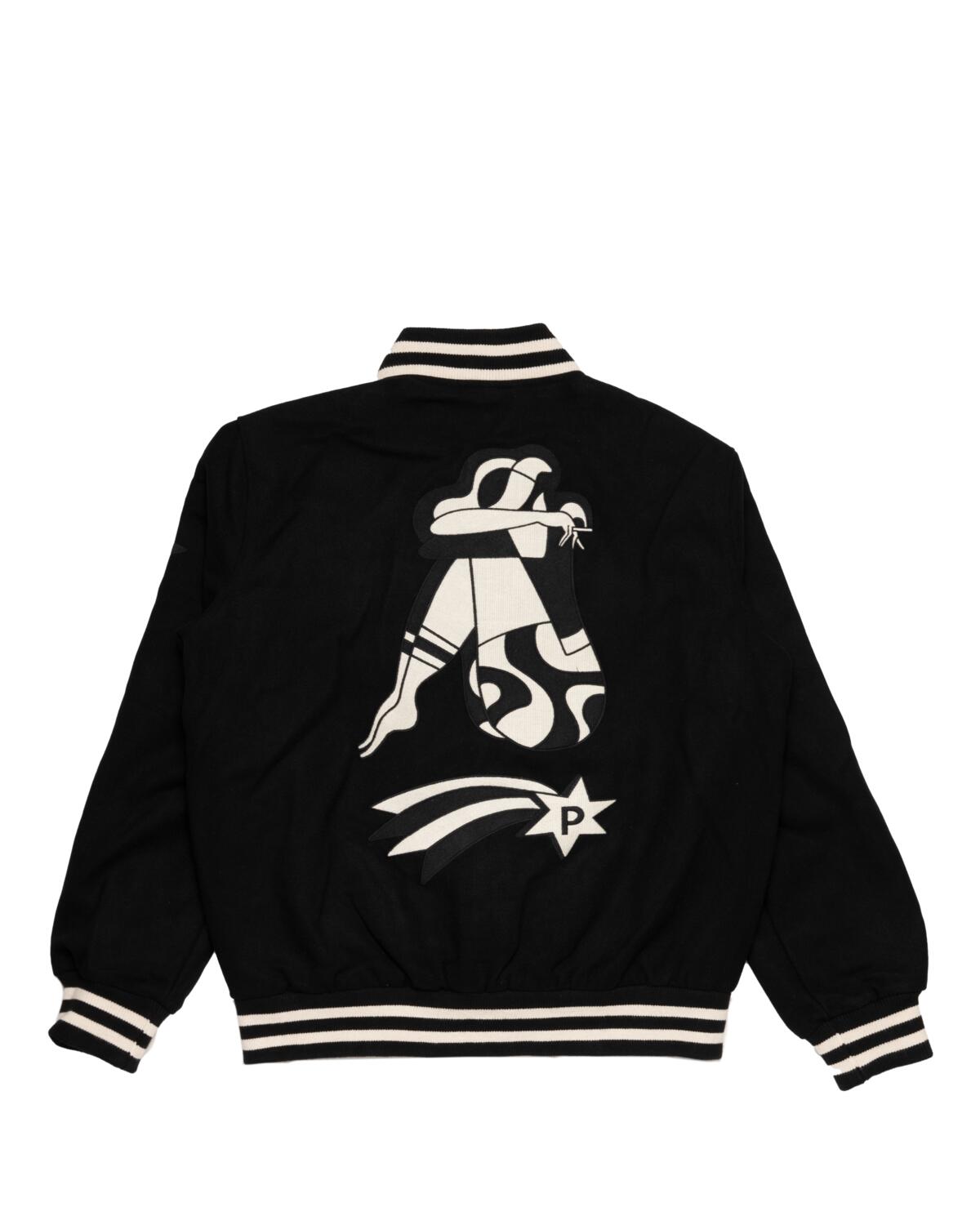 by Parra Cloudy Star Varsity Jacket - Image 3