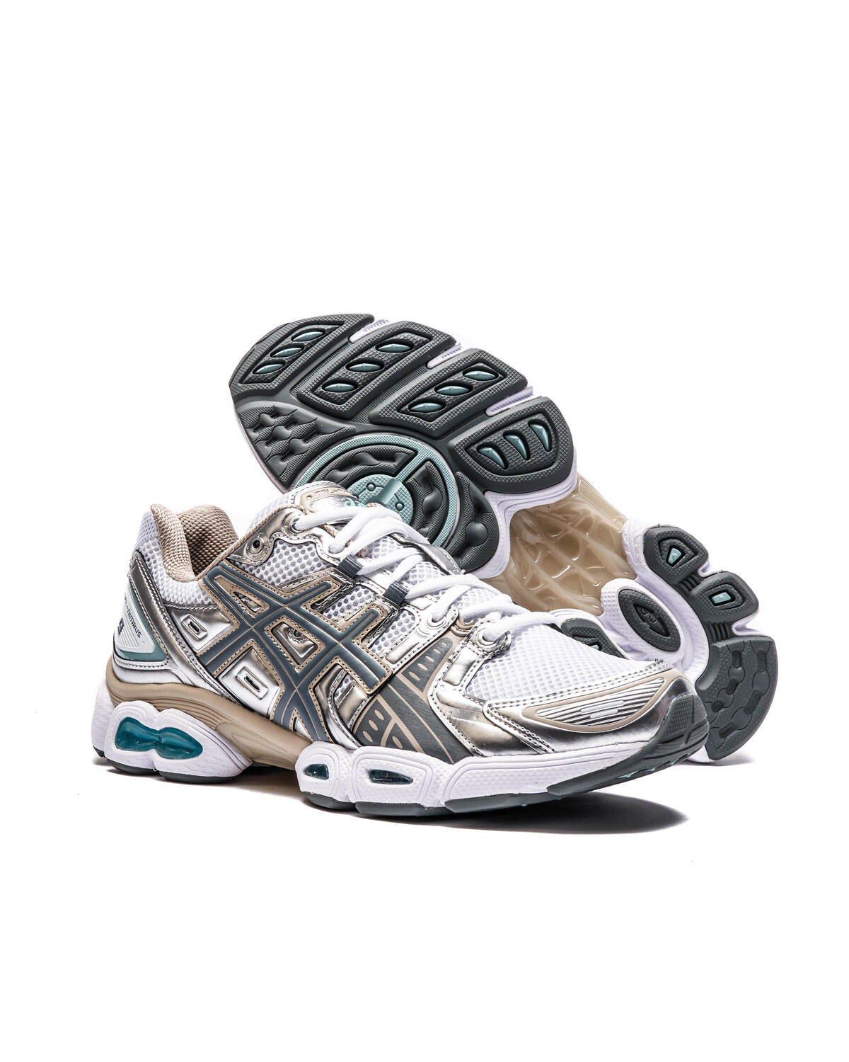 Asics Gel Nimbus 9 White / Steel Grey - Image 5