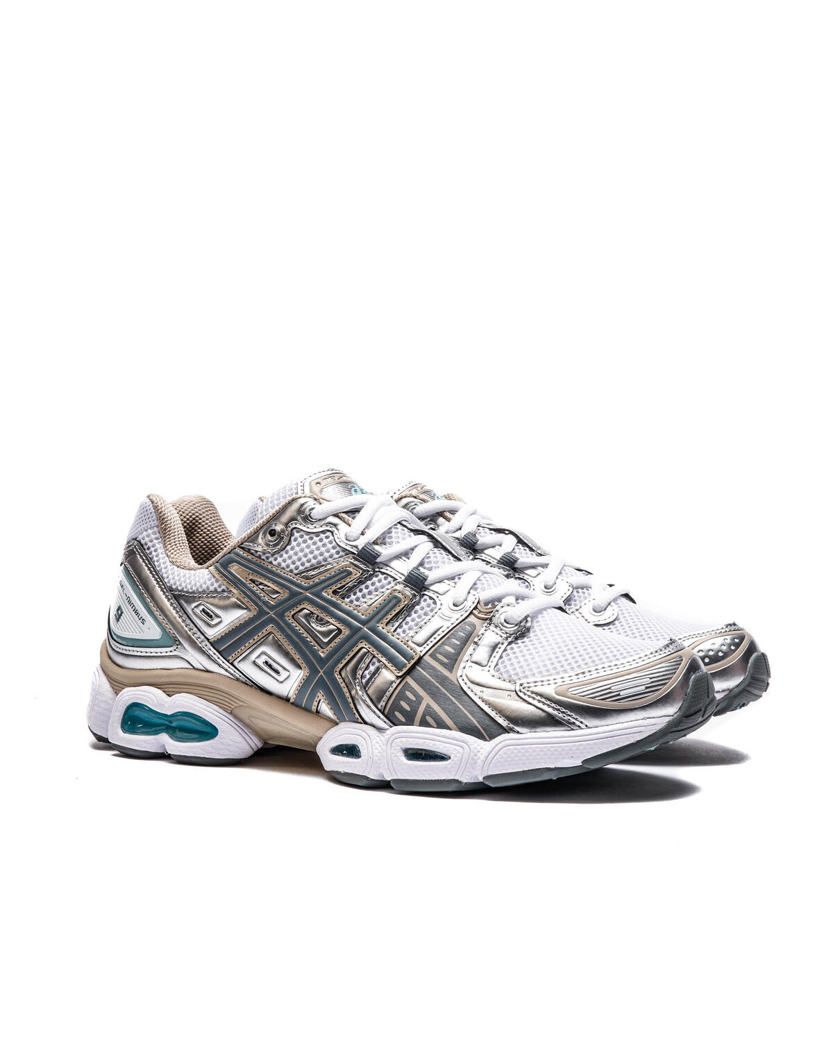 Asics Gel Nimbus 9 White / Steel Grey - Image 3
