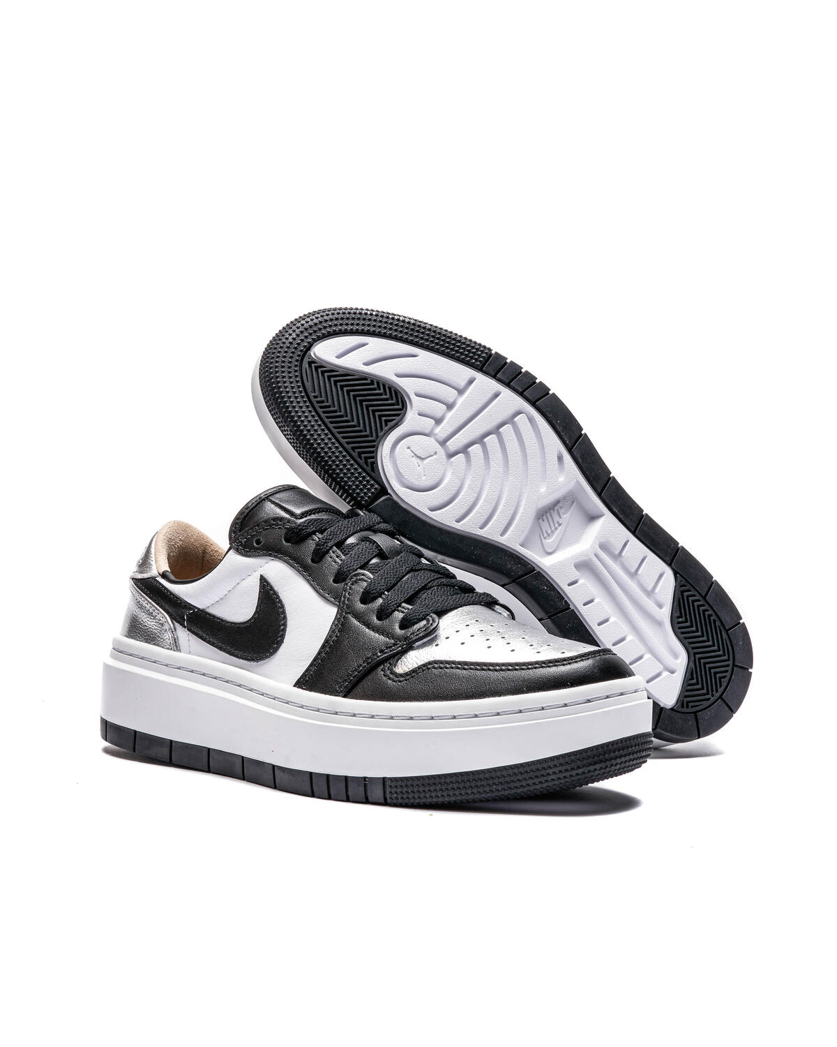 Nike Wmns Air Jordan 1 Elevate Low SE - Metallic Silver / Black / White / Onyx - Image 23